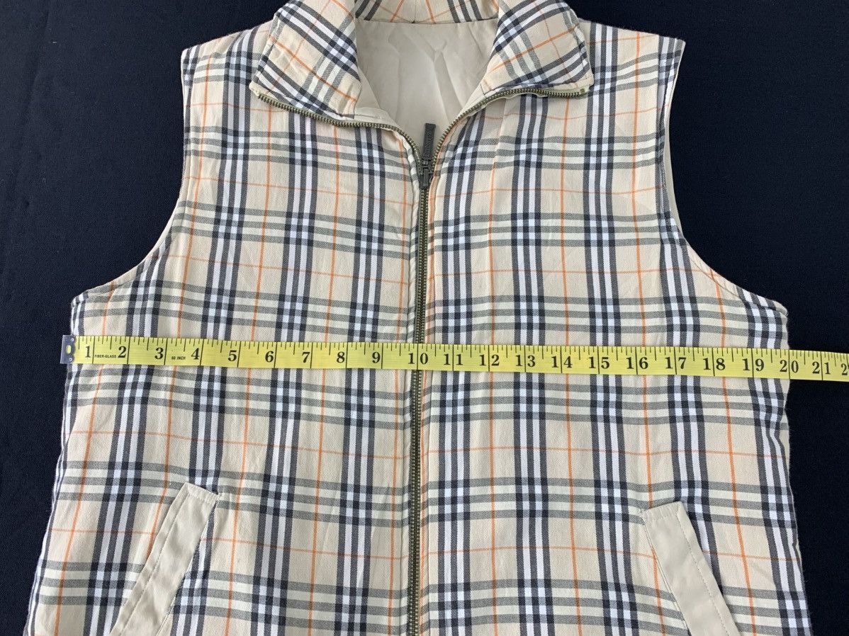 Burberry Vintage Burberry Of London Plaid Checked Monogram Waistcoat Size US M / EU 48-50 / 2 - 8 Thumbnail