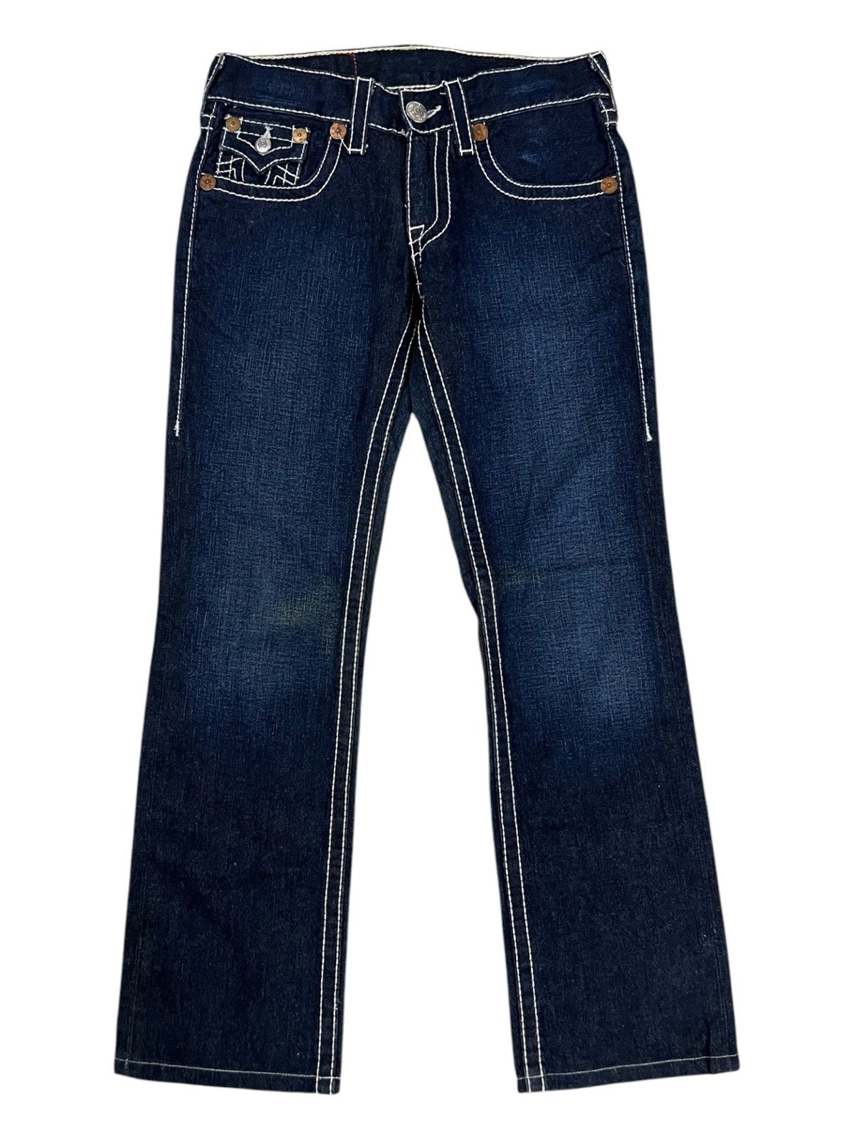 True Religion Y2K True Religion Billy Big T Made in USA Flare Jeans Denim Size US 31 - 5 Thumbnail