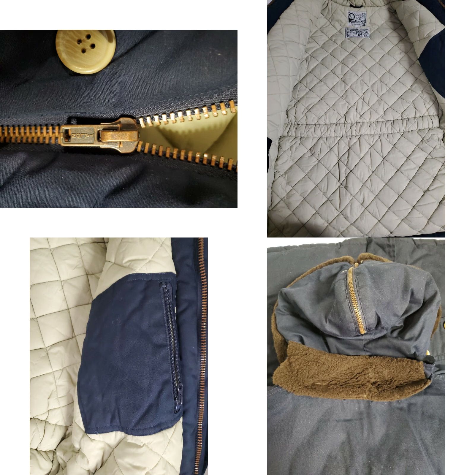 Penfield Penfield Trailwear Hooded Hudson Wax Cloth Size Medium Navy Blue Penfield Jacket Size US M / EU 48-50 / 2 - 8 Thumbnail