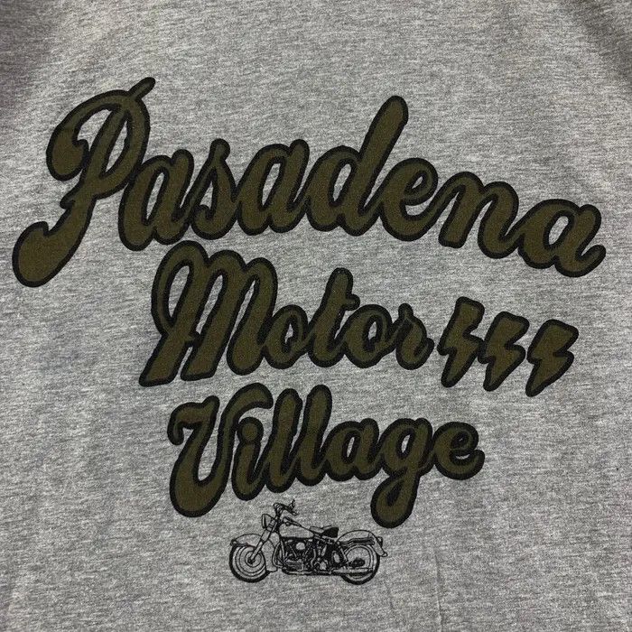 Vintage PASADENA MOTOR VILLAGE Chopper Rider Tee Shirt Size US L / EU 52-54 / 3 - 3 Thumbnail