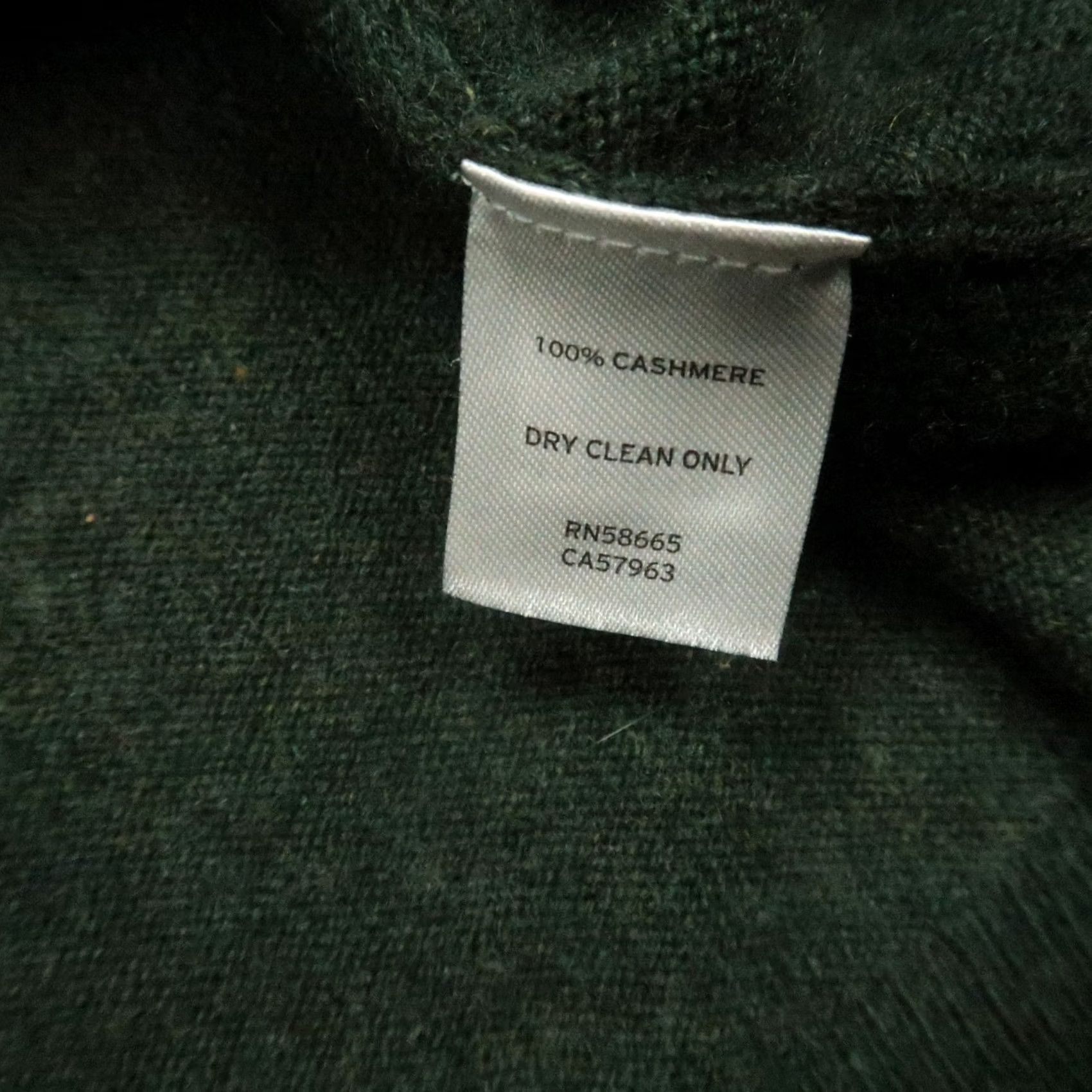 Nordstrom Nordstrom Sweater Mens Large Green 100% Cashmere Pullover Crew Neck Knit Casual Workwear Size US L / EU 52-54 / 3 - 4 Thumbnail