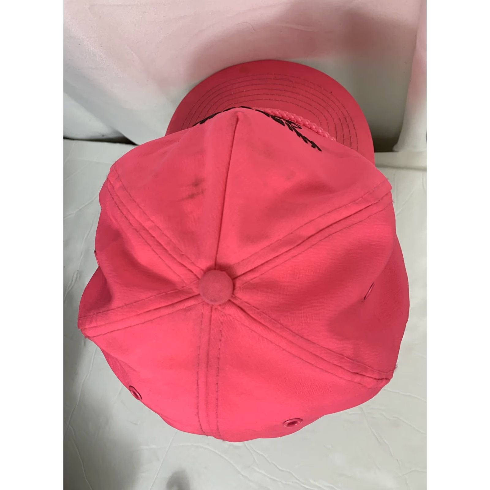 Pinko VINTAGE baseball cap Chevrolet adjustable pink 80s Men Baseball Cap Adjustable Pink 80s Mens Size ONE SIZE - 6 Thumbnail