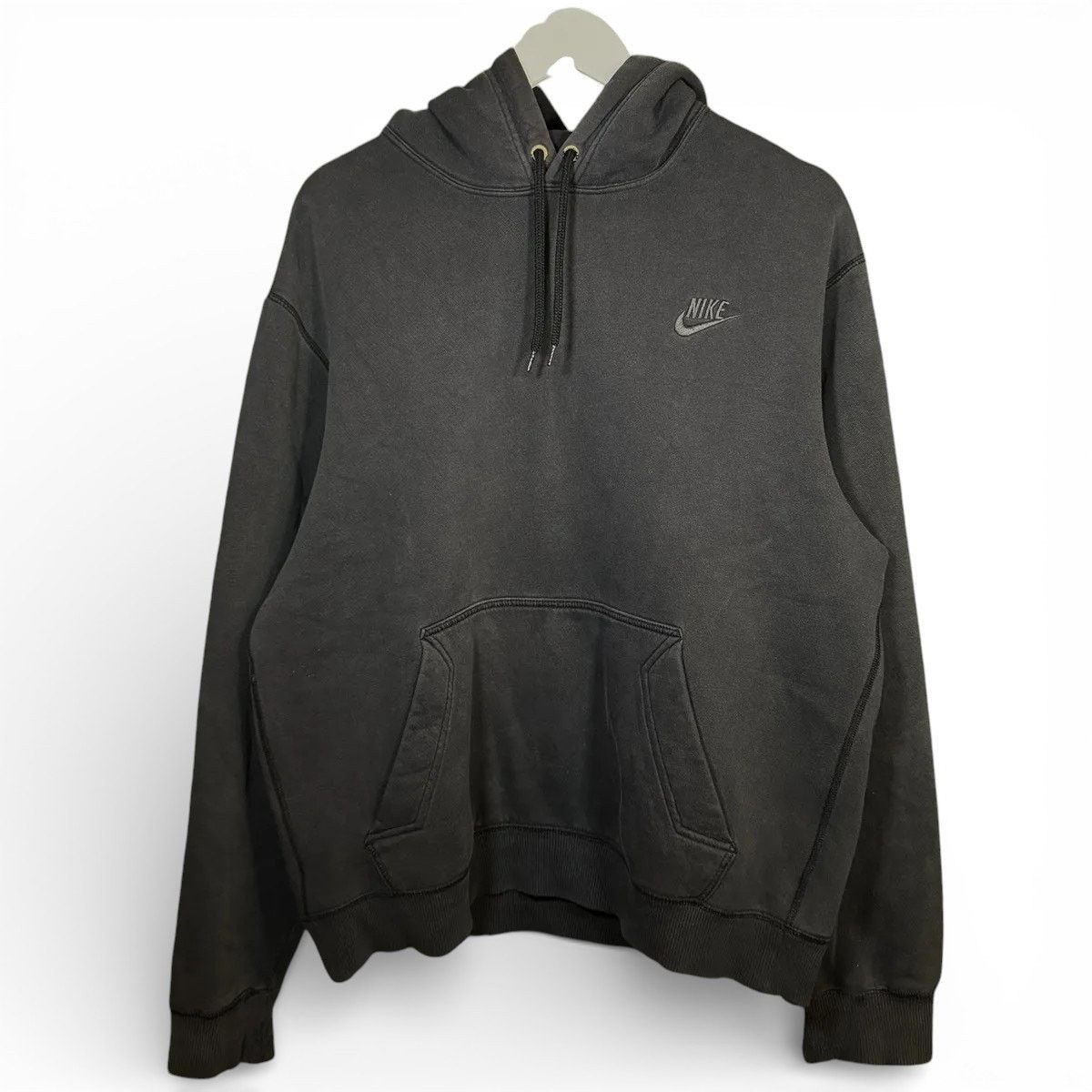 Vintage Y2K Nike Sunfaded Tonal Embroidered Swoosh Hoodie
