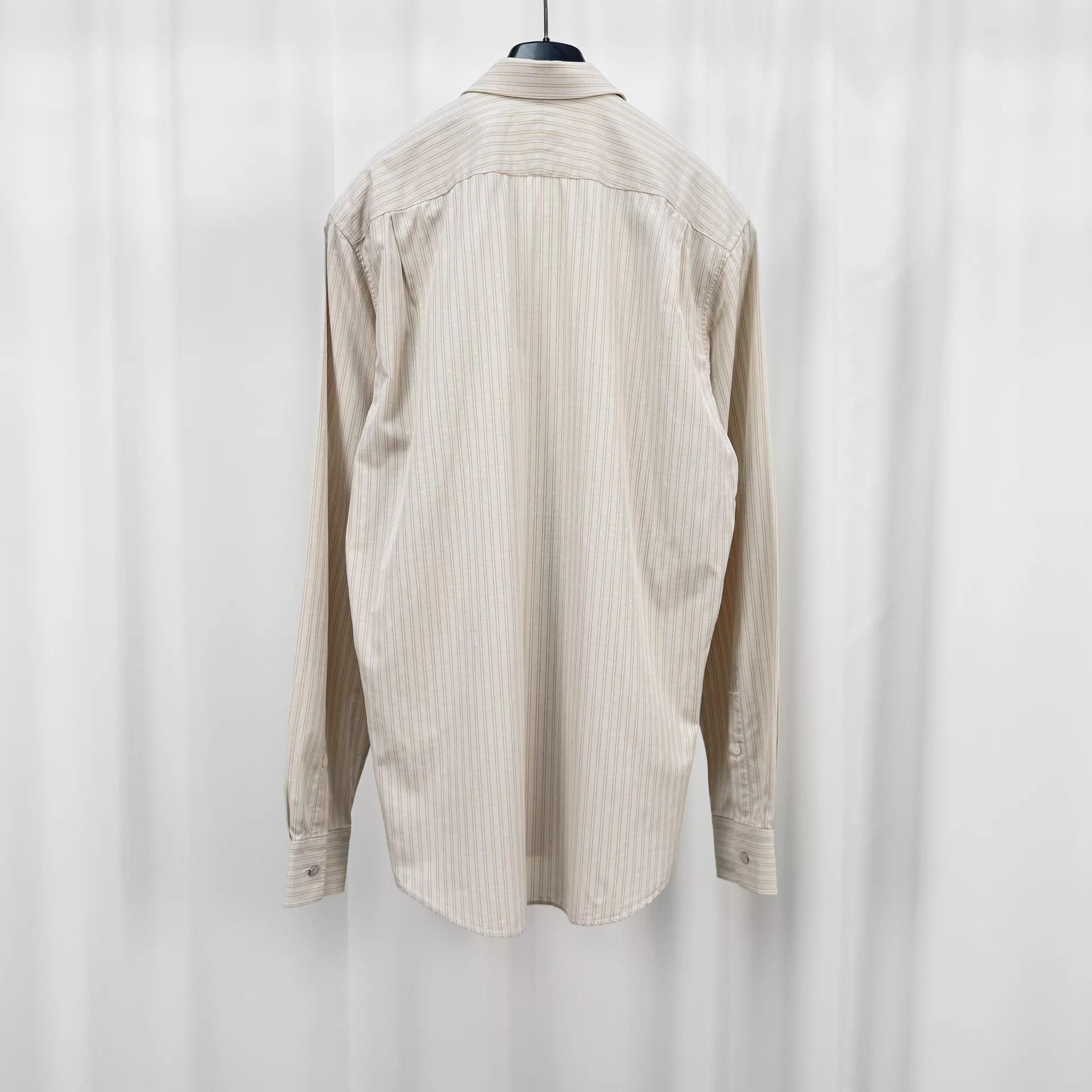 Hermes Hermes Subtle H Allover Stripe Shirt 40 98 New Size US M / EU 48-50 / 2 - 2 Thumbnail