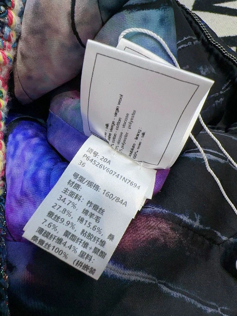 Chanel Chanel Colorful Houndstooth Tweed Jacket Size M / US 6-8 / IT 42-44 - 6 Thumbnail
