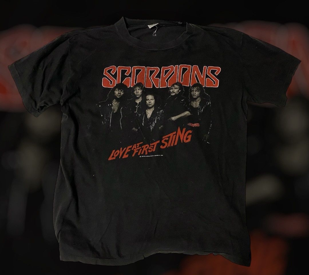 Band Tees × Vintage Scorpions 1984 Copyright World Tour T-Shirt Size US M / EU 48-50 / 2 - 1 Thumbnail