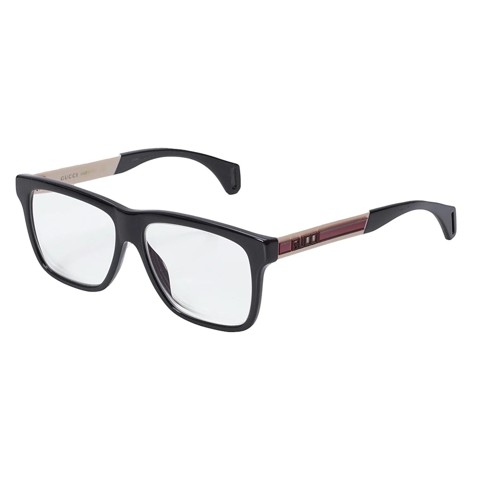 Gucci GG0464 Logo Plate Eyewear in Black 56□15 150 Size ONE SIZE - 1 Thumbnail