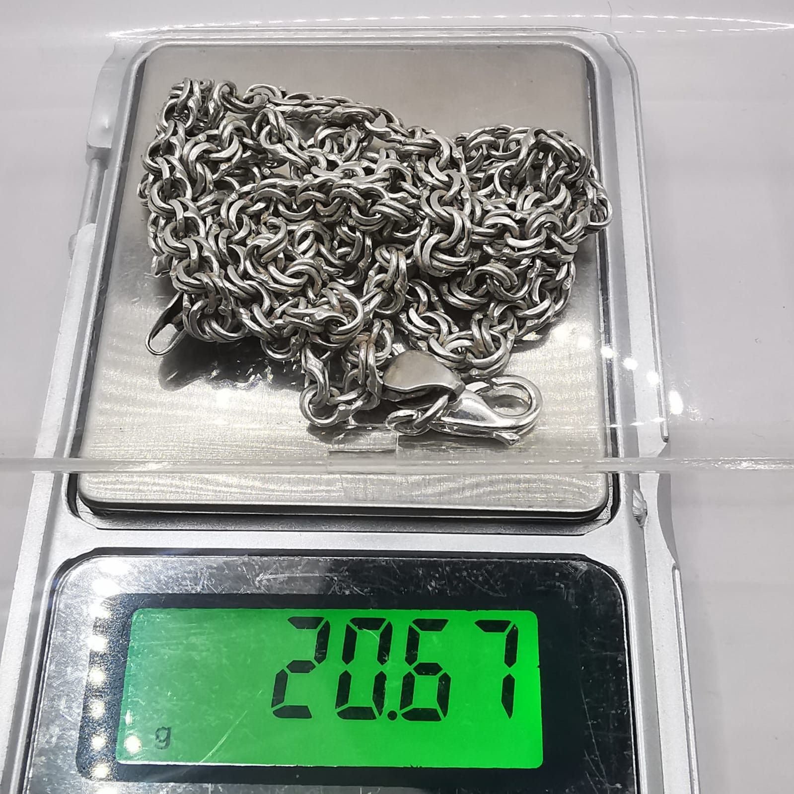 Vintage Vintage Jewelry Chain, 925 Sterling Silver, Signed 20.67g Size ONE SIZE - 2 Thumbnail