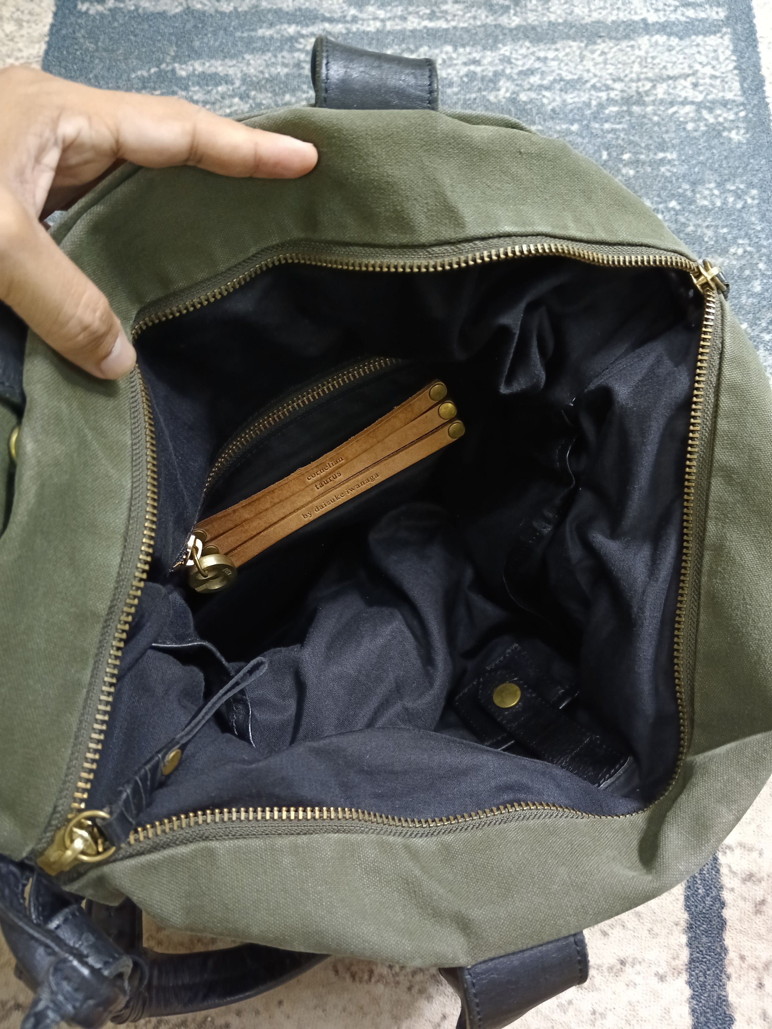 Cornelian Taurus By Daisuke Iwanaga Cornelian Taurus By Daisuke Iwanaga Canvas Tote/Crossbody Size ONE SIZE - 6 Thumbnail