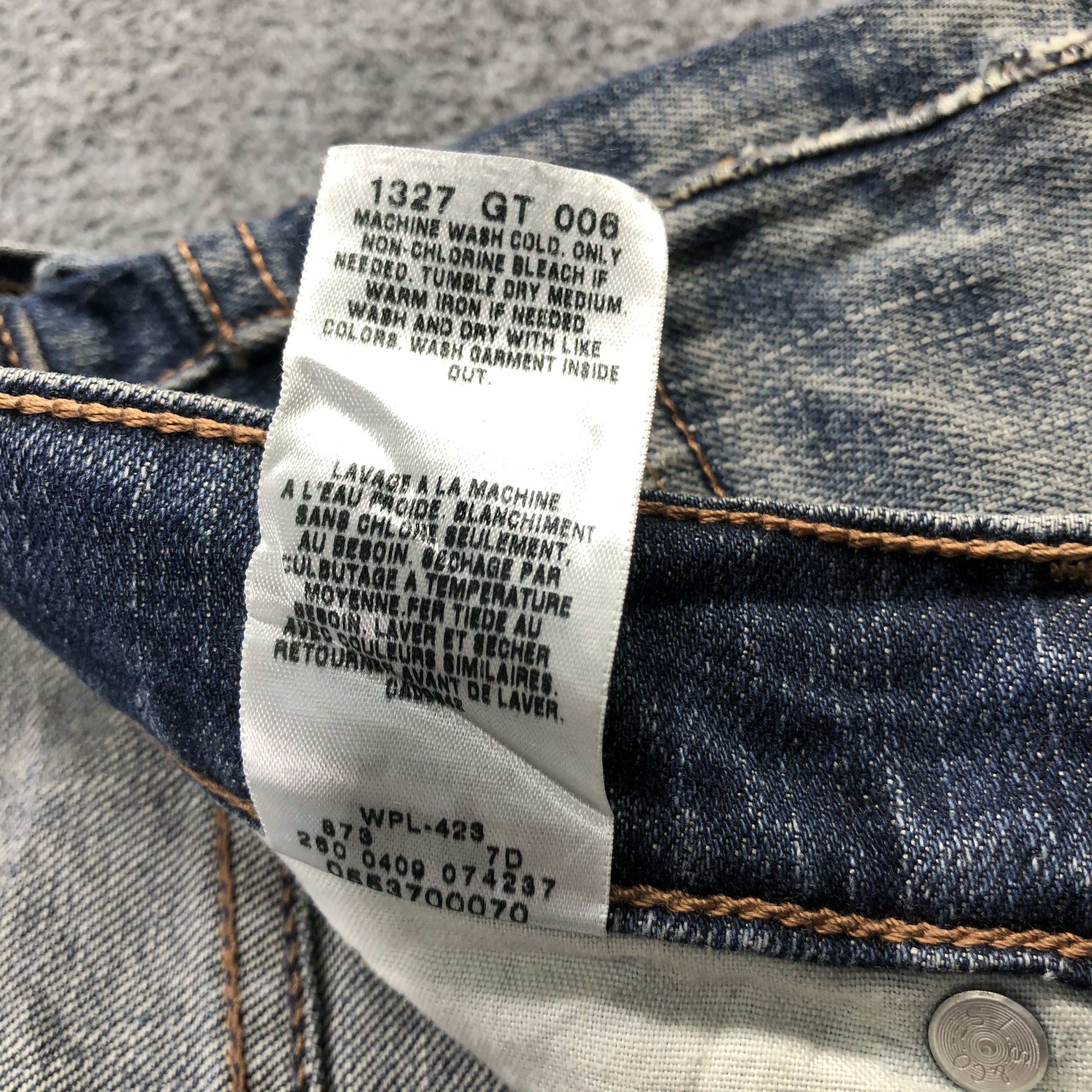 Levi's Vintage Blue Wash Levis Jeans-J2209 Size US 32 / EU 48 - 14 Thumbnail