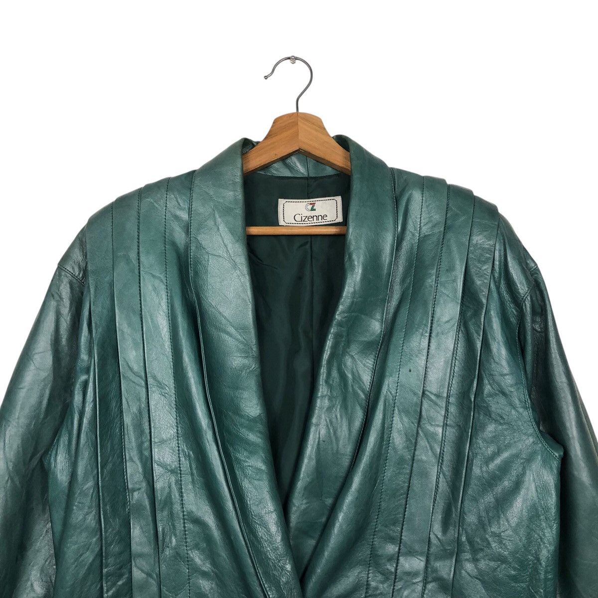 Japanese Brand 📌Vintage Biker Bomber Leather Jacket Cizenne Issey Miyake Size US M / EU 48-50 / 2 - 4 Thumbnail