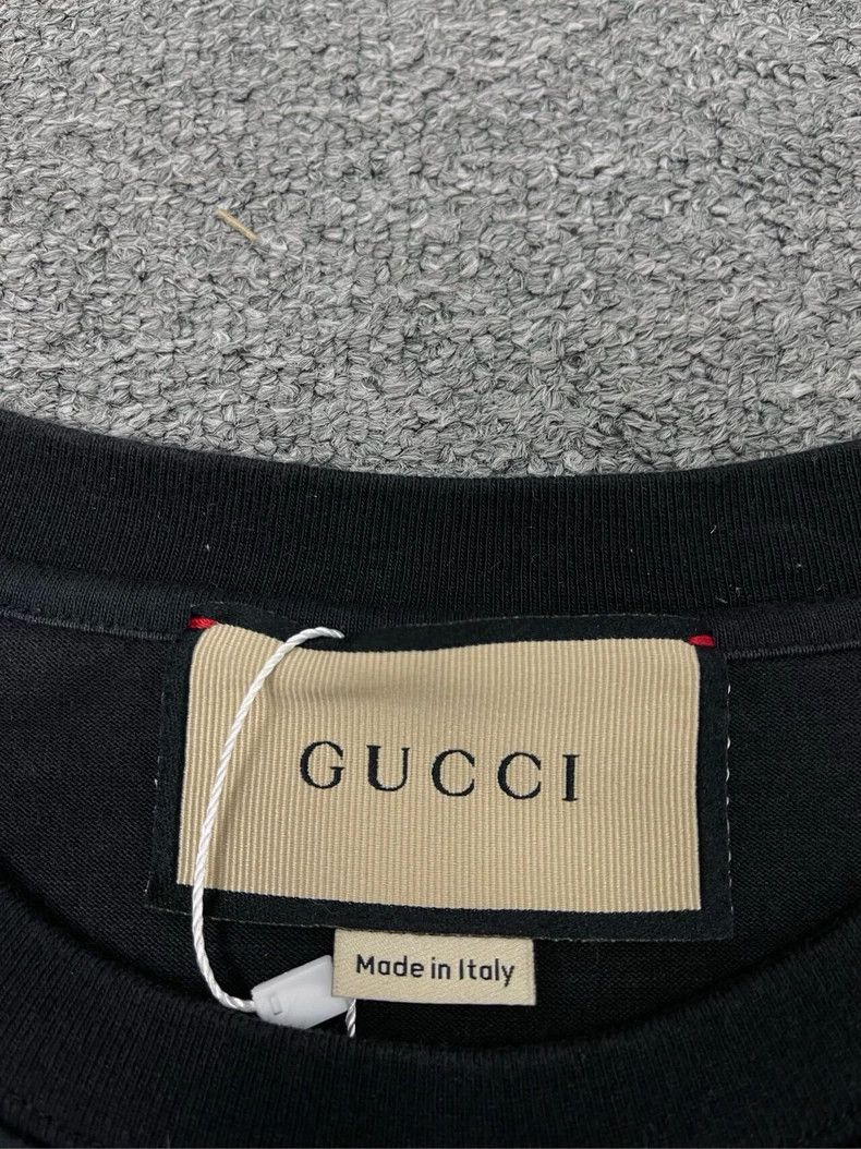 Gucci GucciClassic logo lightning string printed round-neck short Size US L / EU 52-54 / 3 - 3 Thumbnail