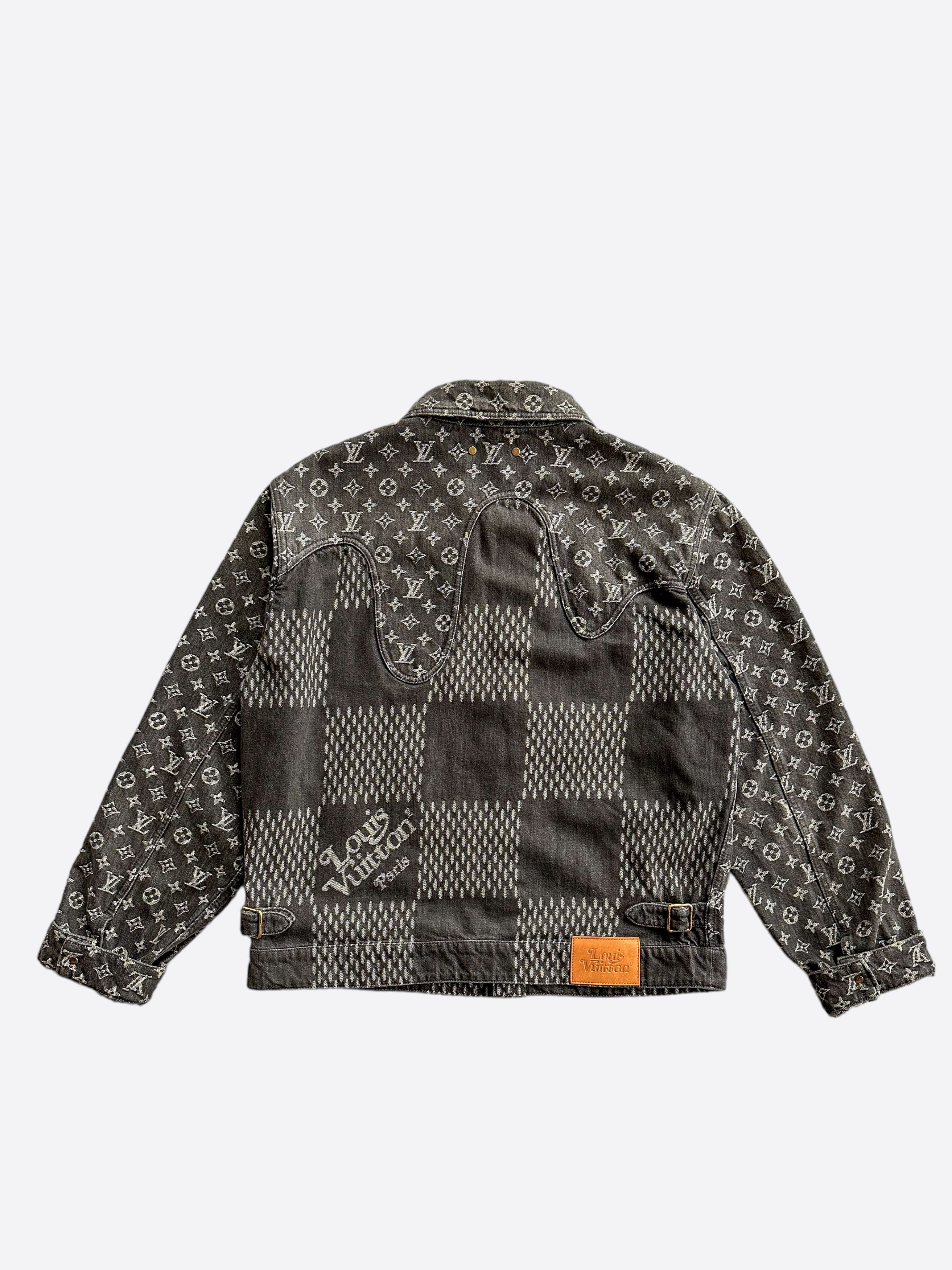 Louis Vuitton Louis Vuitton Nigo Grey Monogram Denim Jacket Size US L / EU 52-54 / 3 - 2 Thumbnail