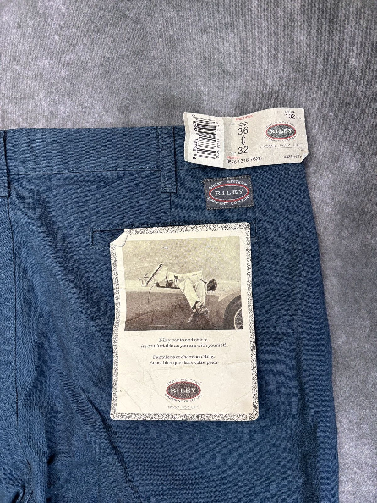 Briggs & Riley × Dickies × Vintage NOS 1990s Vintage Work Pants Pleated Trousers Deadstock 90s Size US 34 / EU 50 - 4 Thumbnail
