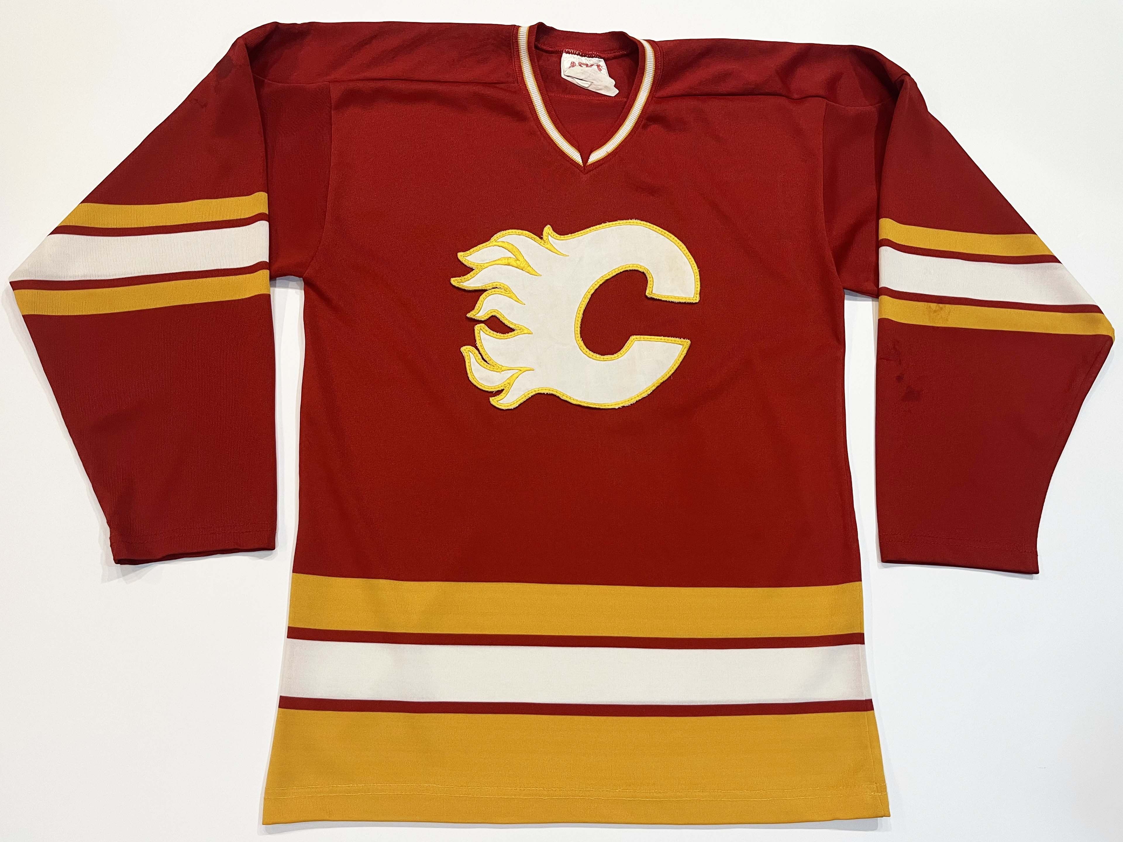 NHL × Vintage Vintage Sandow Calgary Flames NHL Hockey Jersey Size US S / EU 44-46 / 1 - 1 Thumbnail