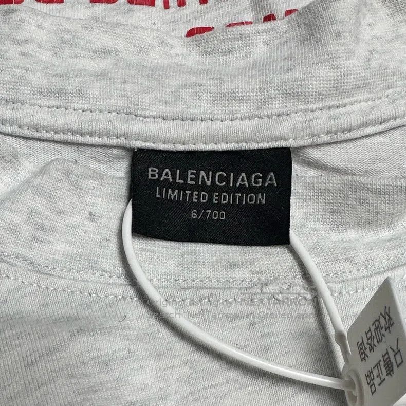 Balenciaga Balenciaga Distressed Grey Long Sleeve Size US XS / EU 42 / 0 - 4 Thumbnail