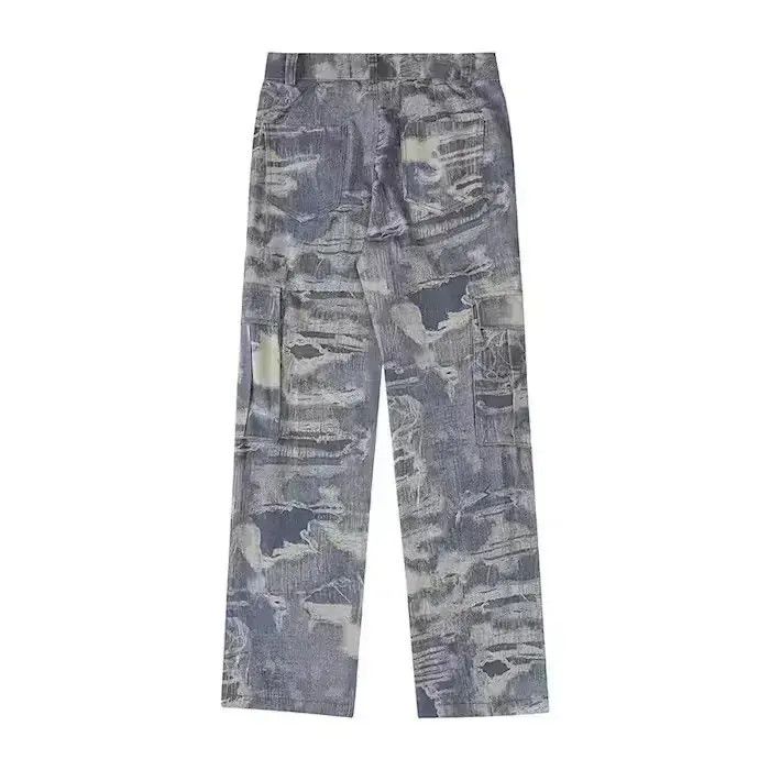 Japanese Brand Tie dye Technical denim cargo pants Men Size US 32 / EU 48 - 6 Thumbnail
