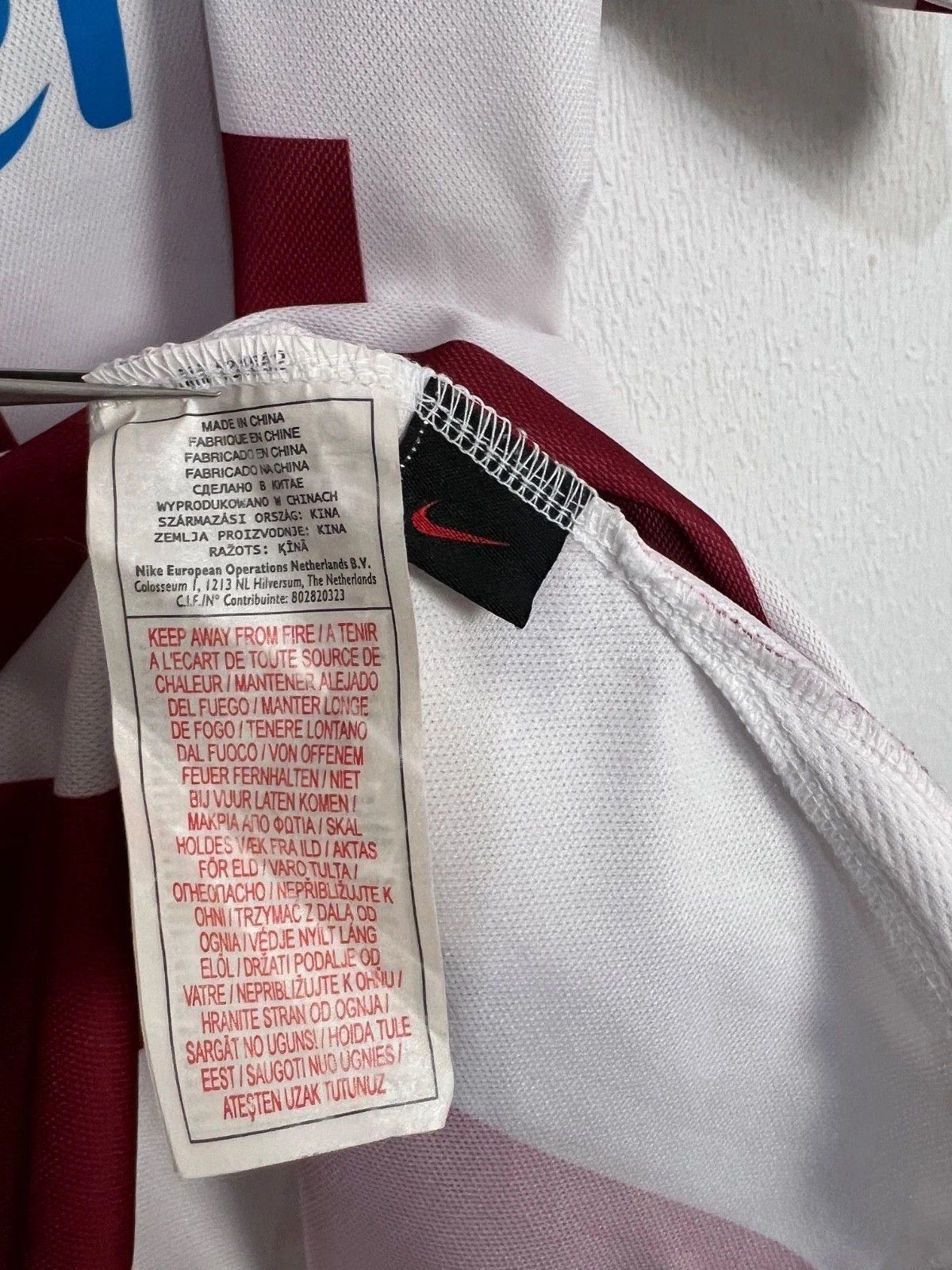 Nike Sparta Praha football shirt 2005 Soccer Nike Jersey Trikot Size US XL / EU 56 / 4 - 5 Thumbnail