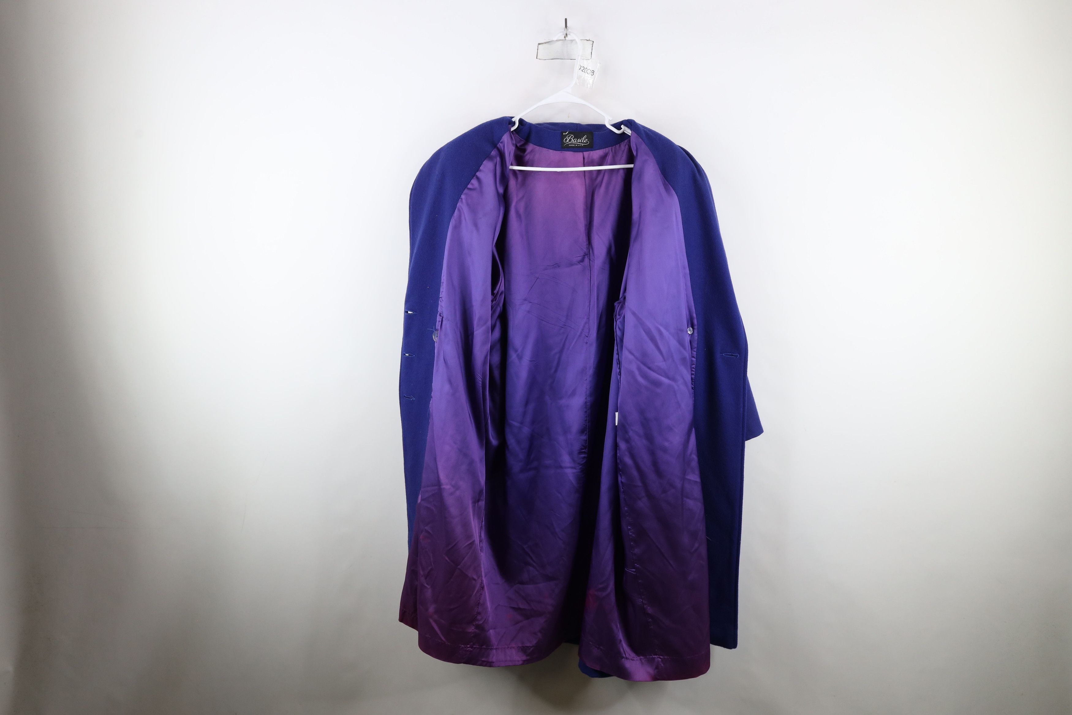 Vintage Vintage 70s Streetwear Breasted Wool Trench Coat Jacket Size XXL / US 16-18 / IT 52-54 - 7 Thumbnail