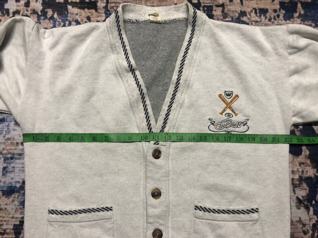 Pronto Uomo Vintage Pronto Moda Grey Cardigan Size XL / US 12-14 / IT 48-50 - 18 Thumbnail