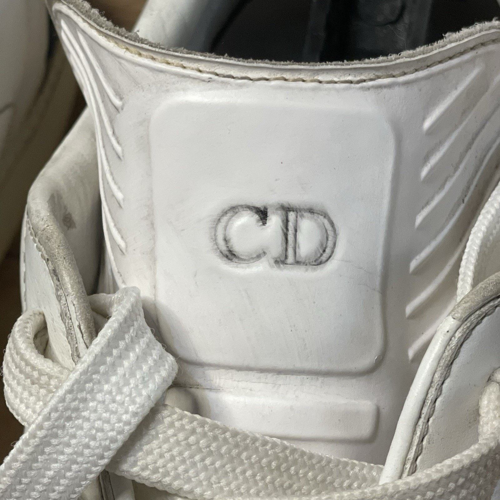 Dior Christian Dior Homme Sneakers Men's Low TOP white Leather Size US 9 / EU 42 - 12 Thumbnail