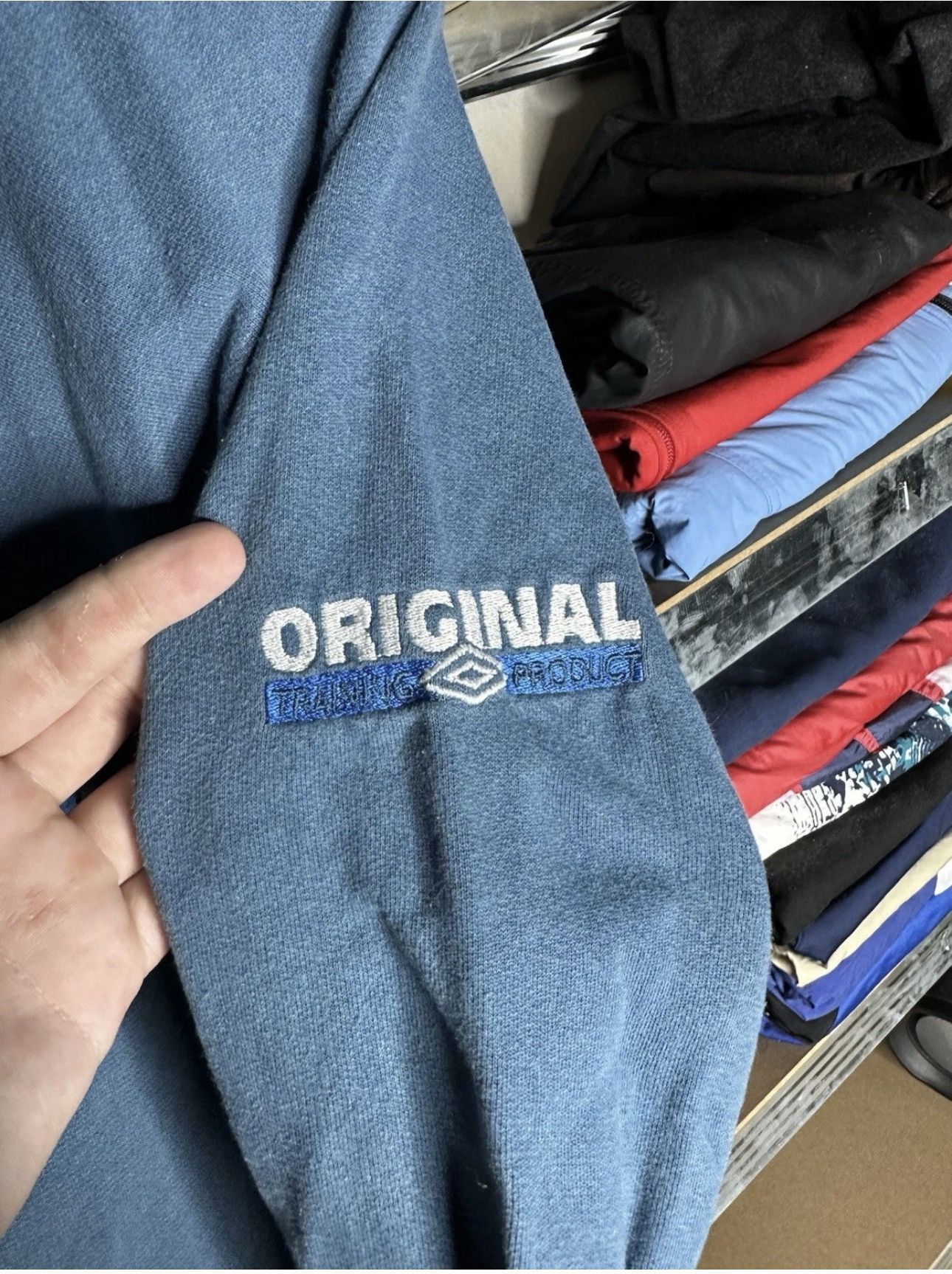 Umbro Umbro Original Training 1/4 Zip Vintage Faded Sweatshirt M Size US M / EU 48-50 / 2 - 6 Thumbnail