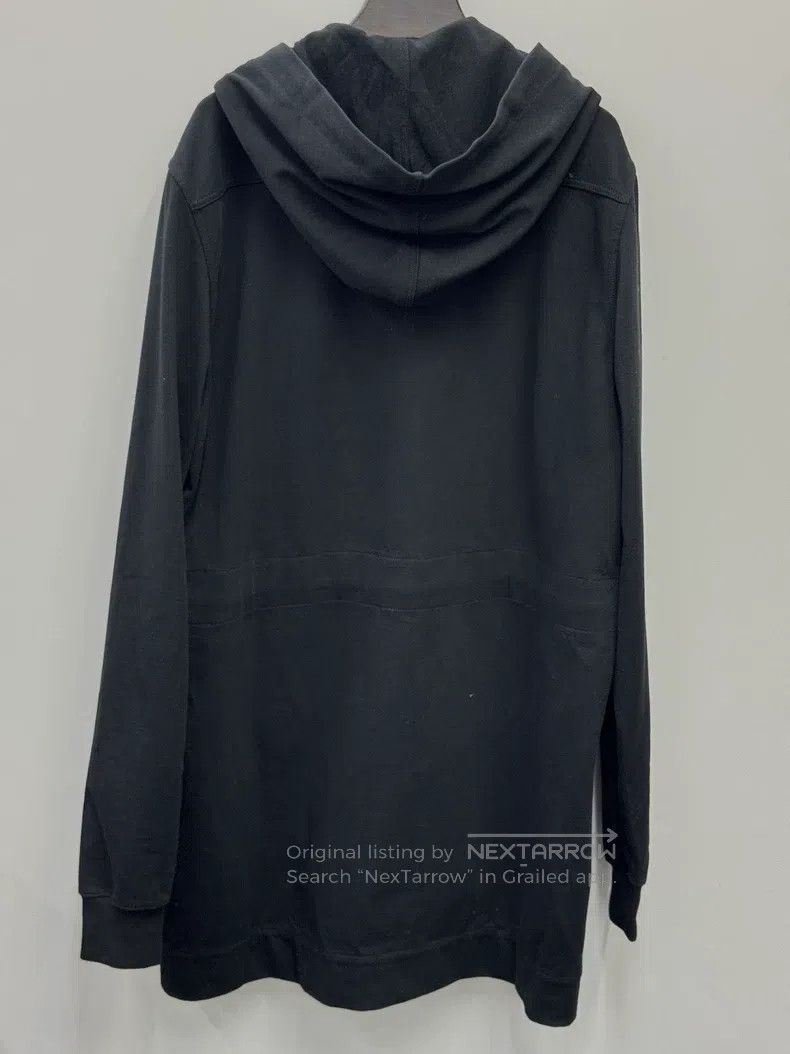 Rick Owens Rick Owens Black hooded zip-up jacket Size US M / EU 48-50 / 2 - 2 Thumbnail