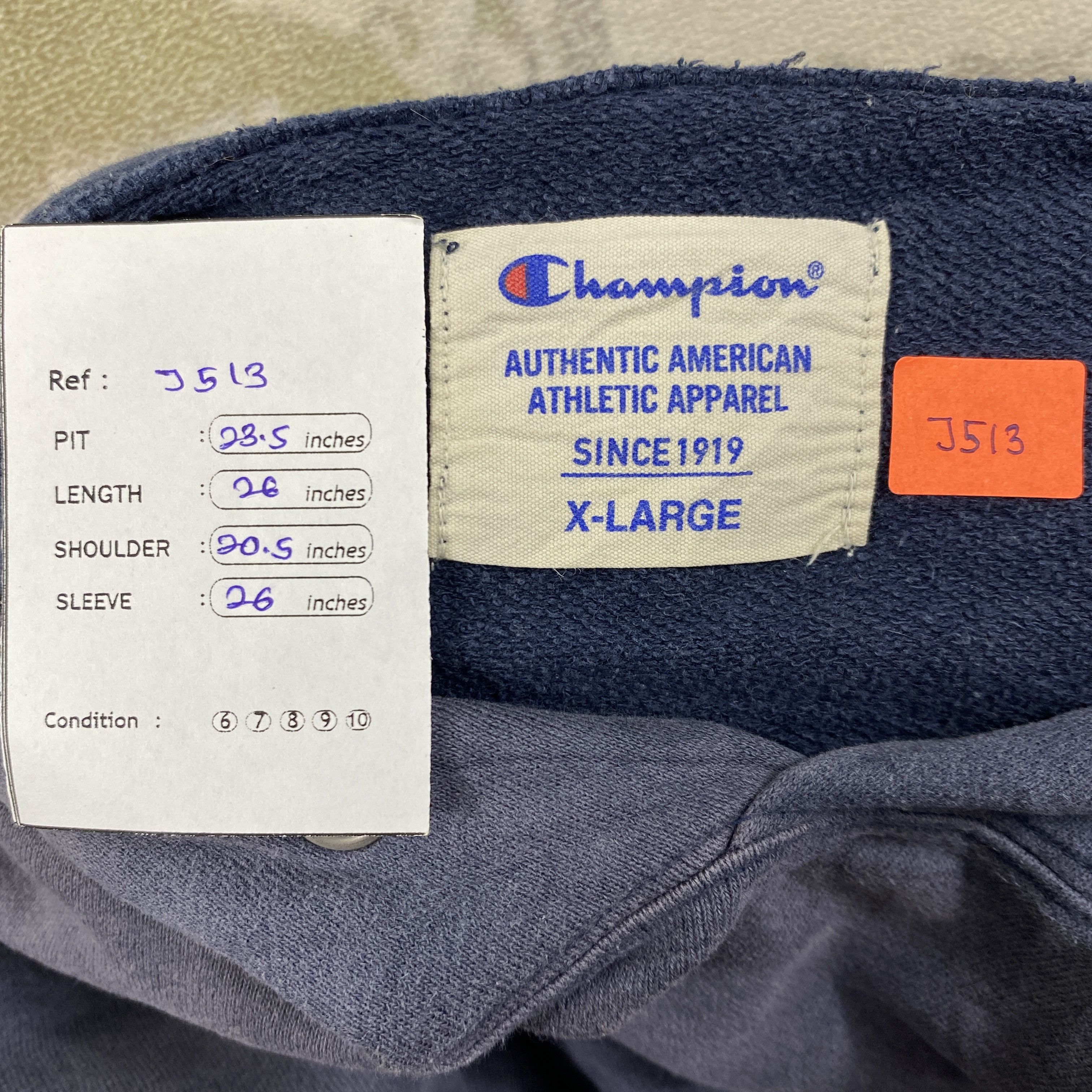 Champion Vintage Champion Sun Faded Hoodie Jacket- J513 Size US L / EU 52-54 / 3 - 6 Thumbnail