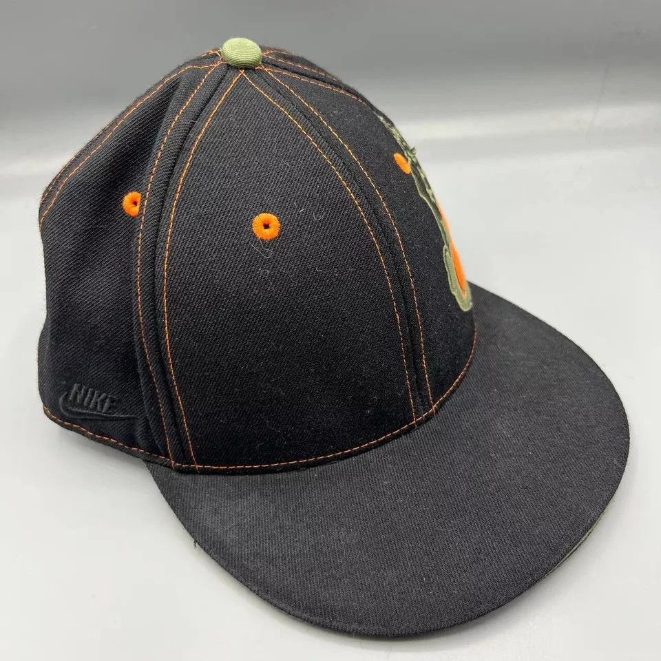 Nike Berlin Hat Men 7 1/2 Black Camouflage Nike Fitted Cap Size ONE SIZE - 3 Thumbnail