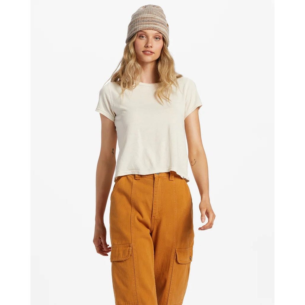 Billabong Billabong Women's Better Than Basic Solid Color Tee T-Shirt Size M / US 6-8 / IT 42-44 - 3 Thumbnail