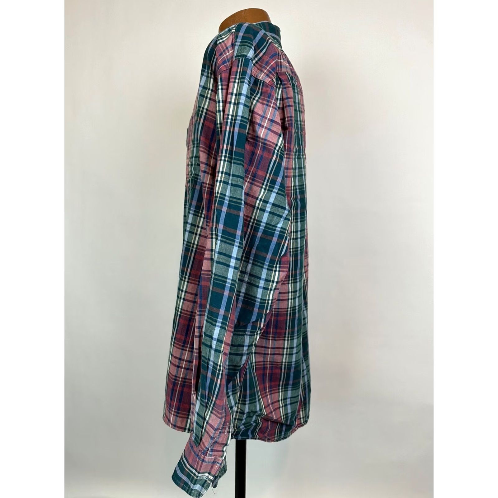 Dockers VINTAGE Dockers INDIGO Shirt Men L Oversized Plaid Cotton Button-Up Shirt Size US L / EU 52-54 / 3 - 6 Thumbnail