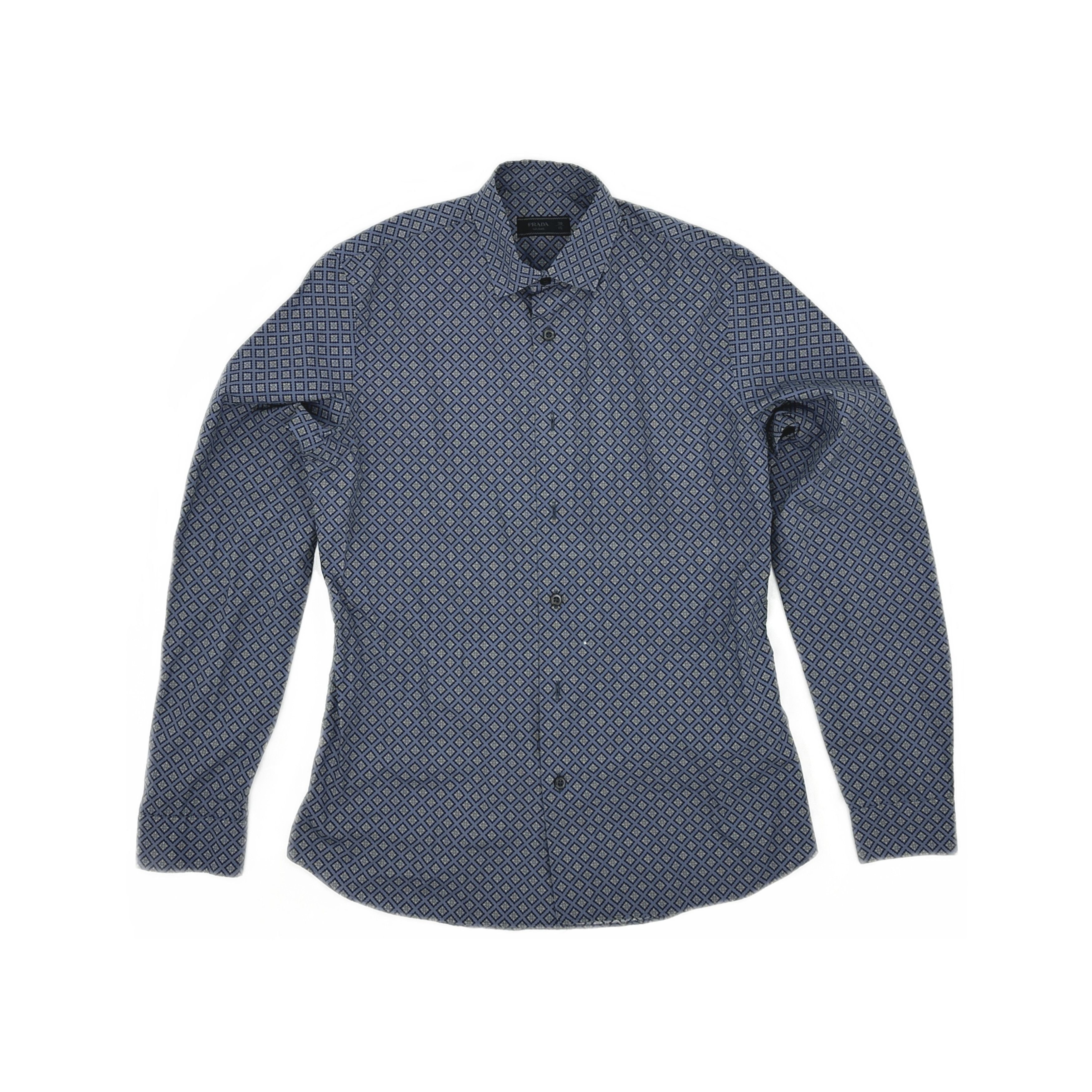 Prada Prada Geometric Print Button Up Shirt Size S Size US S / EU 44-46 / 1 - 1 Thumbnail