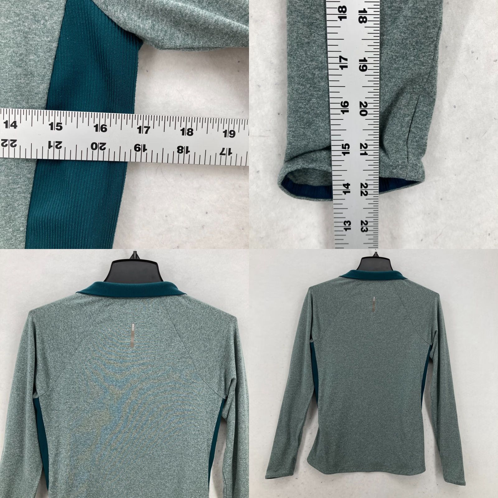 Vintage REI Coop Active Pursuits Quarter Zip Sweatshirt Women's Small Green Stretch Camp Shirt Size S / US 4 / IT 40 - 8 Thumbnail