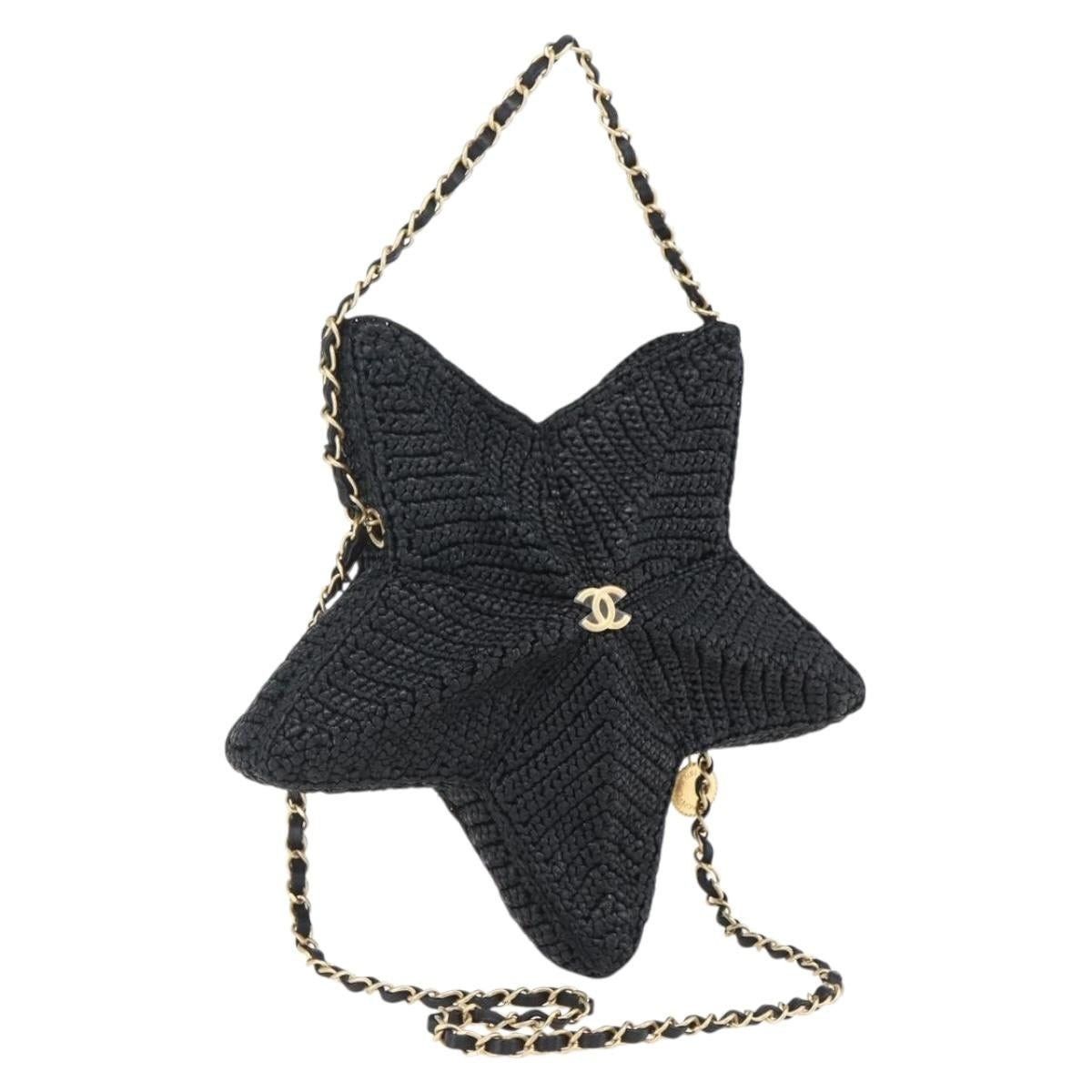 Chanel Chanel Chain Shoulder Bag Raffia Size ONE SIZE - 1 Thumbnail