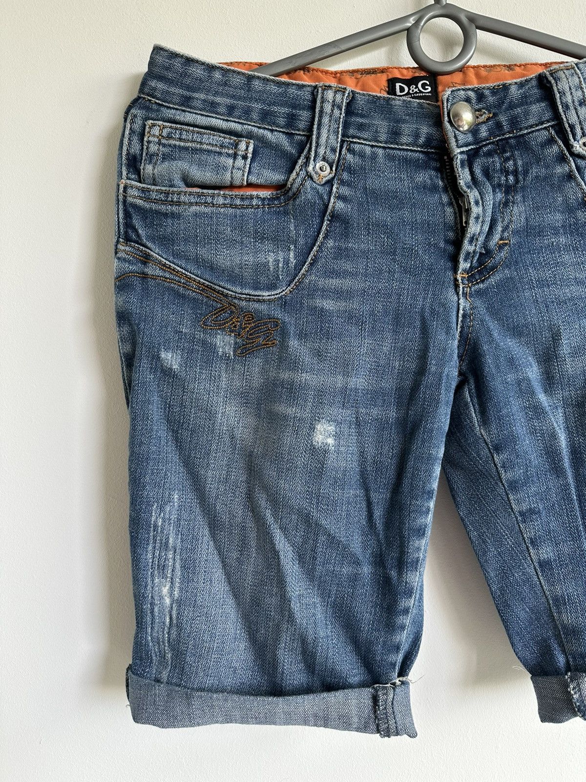 Dolce & Gabbana 90s Dolce & Gabbana Denim Jeans Shorts Blue Women's Size 24 Size 24" / US 00 / IT 34 - 3 Thumbnail