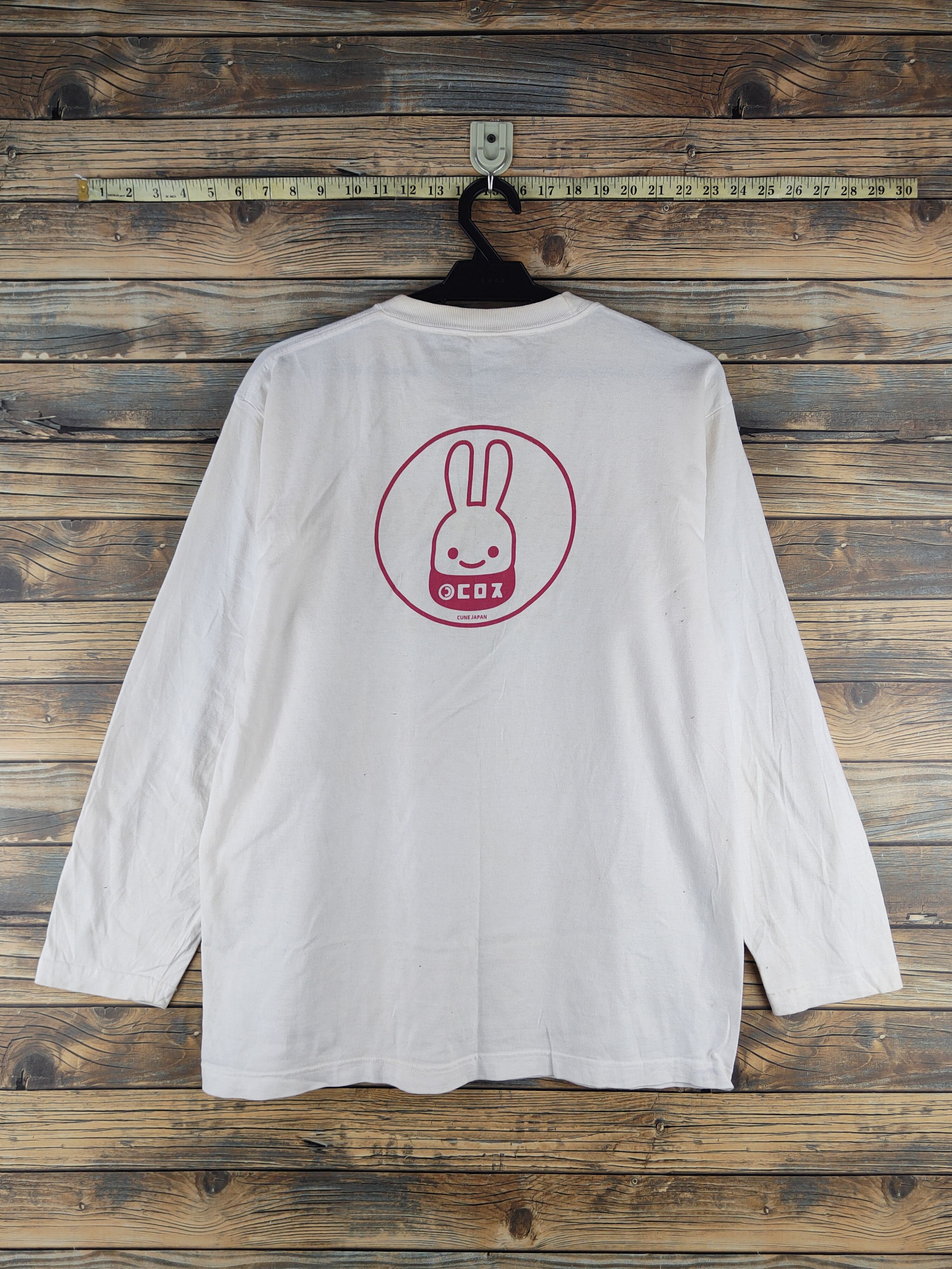 Japanese Brand Cune japan White Long Sleeve T-shirts #S2881 Size US L / EU 52-54 / 3 - 7 Thumbnail