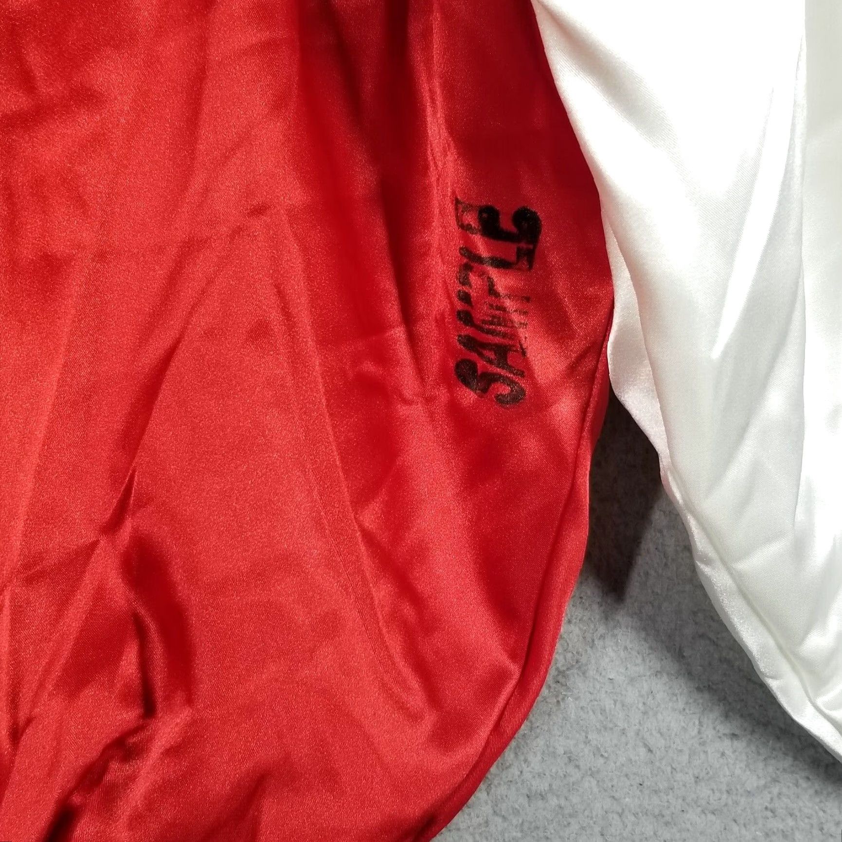 Nike Nike Sample Jacket Unisex Adults 22X27 Red Inverted Swoosh 80s 90s Retro Air Jordan Coat Jacket Words: Sample/Limited Edition Size US XXL / EU 58 / 5 - 3 Thumbnail