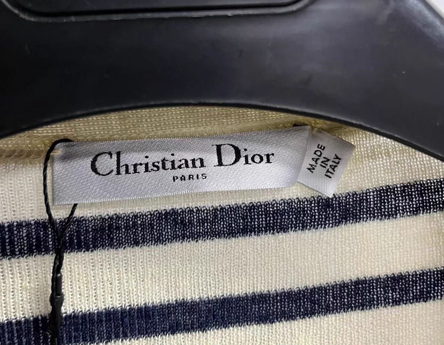 Dior Dior Black & White Striped Linen Silk Longsleeve Sweater 36 Size XS / US 0-2 / IT 36-38 - 5 Thumbnail
