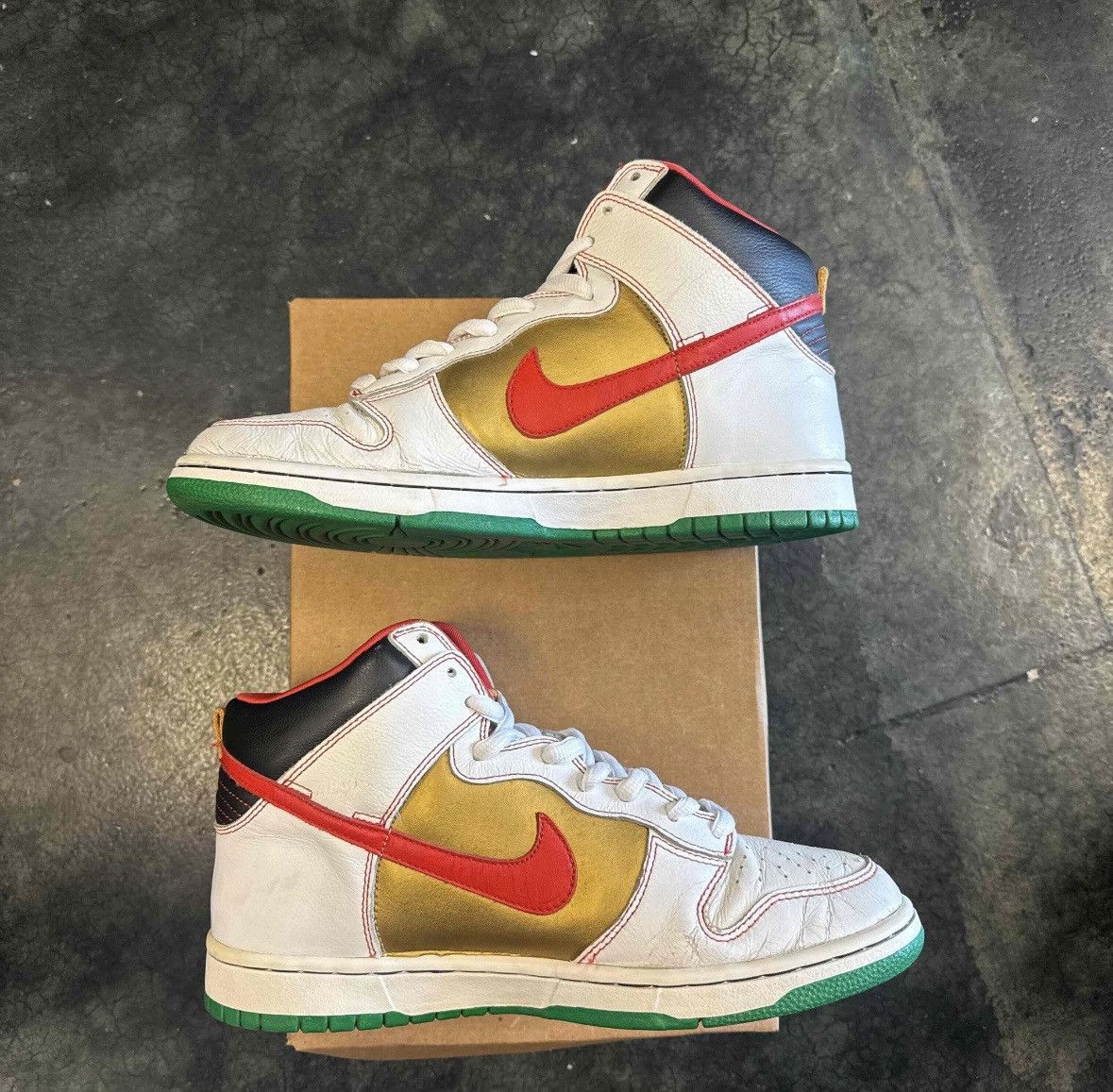 Nike Dunk High SB Money Cat Size US 9.5 / EU 42-43 - 2 Thumbnail