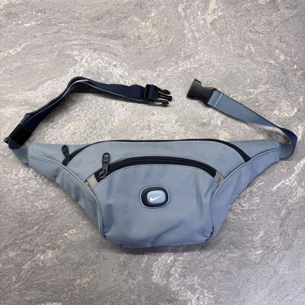 Nike Nike vintage waist bag rubber swoosh 00s Size ONE SIZE - 1 Thumbnail