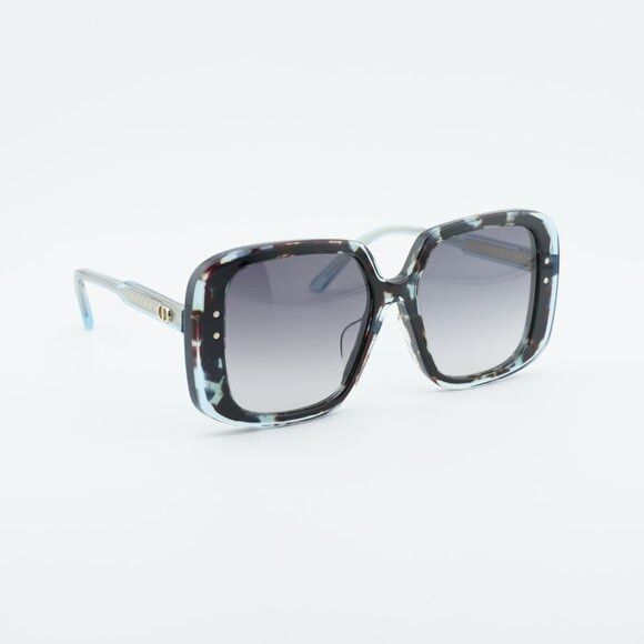 Dior Dior DIORHIGHLIGHT S3F 28A1 Sunglasses Havana Square Frame Size ONE SIZE - 8 Thumbnail