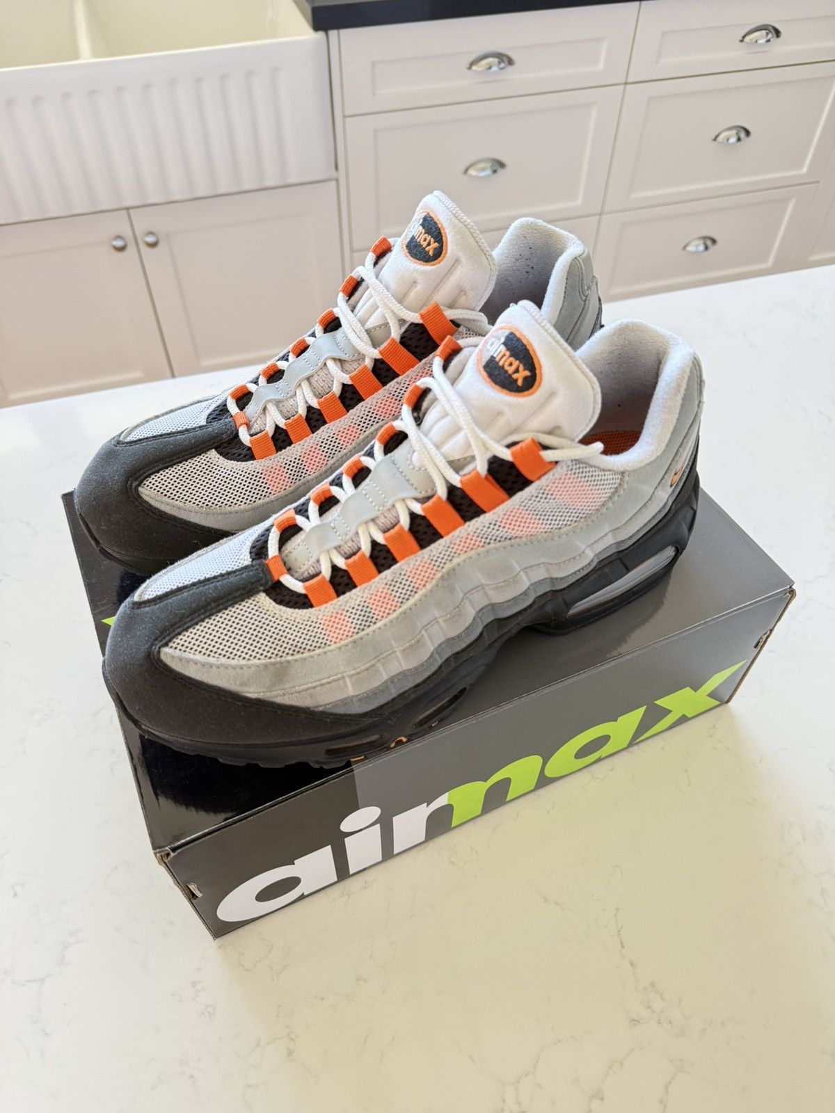 Nike Air max 95 Big Bubble Mandarin Size US 10 / EU 43 - 1 Thumbnail