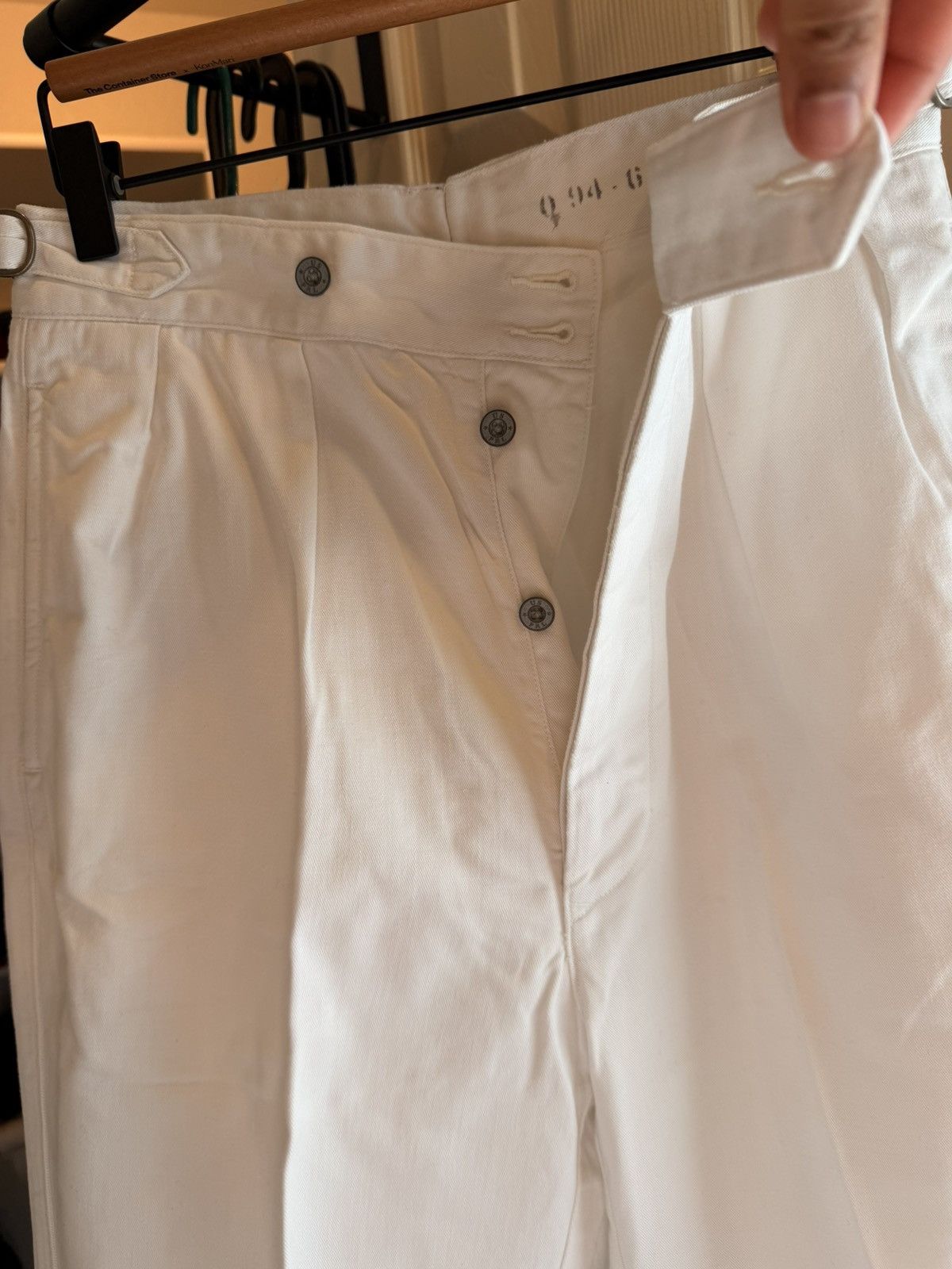 Polo Ralph Lauren Polo Ralph Lauren White Relaxed Fit Trousers Size 28 Size US 28 / EU 44 - 2 Thumbnail