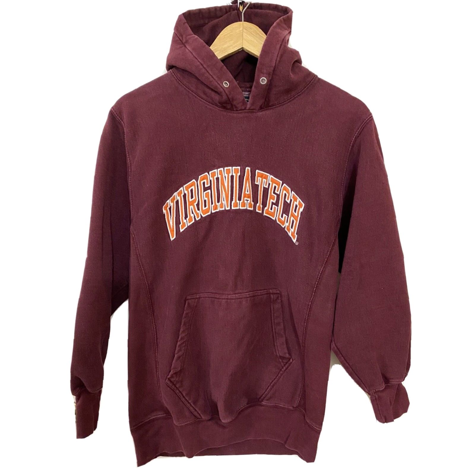 Vintage VINTAGE Mens XS Virginia Tech Steve & Barry’s Thick Hoodie Sweatshirt Red Pullover Hooded Heavyweight Vintage Mens XS Small S Size US XS / EU 42 / 0 - 2 Thumbnail