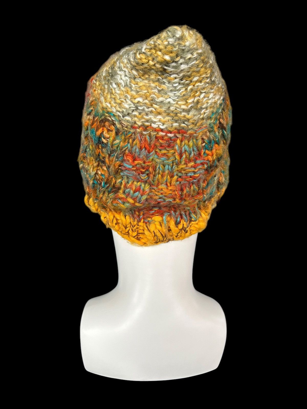 Japanese Brand × Kapital × Vintage Crochet Knitted Handmade Beanie Hats Rare☠️☠️ Size ONE SIZE - 2 Thumbnail