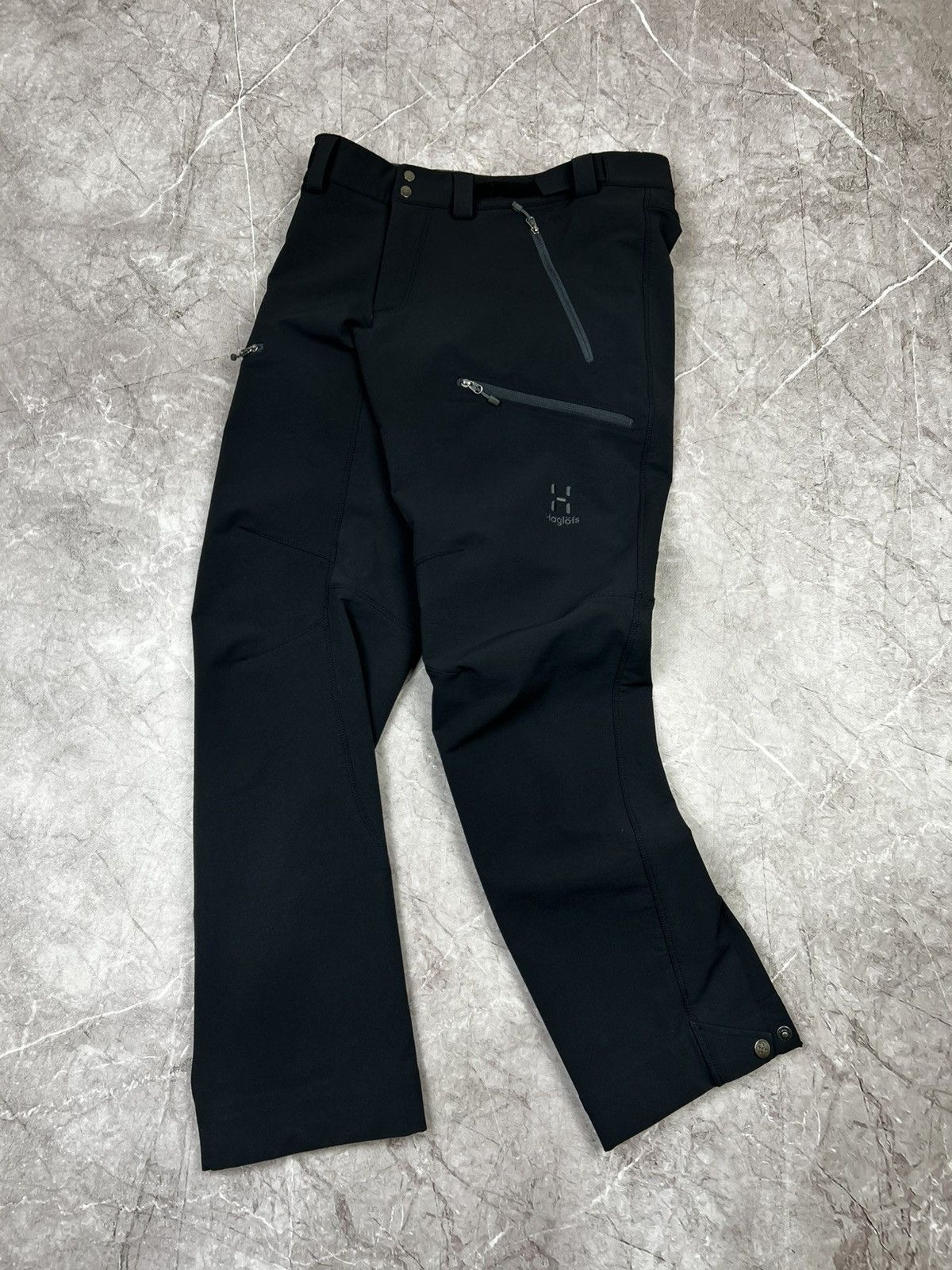Haglofs Haglofs Black Softshell Tech Ourdoor Pants Size US 30 / EU 46 - 2 Thumbnail