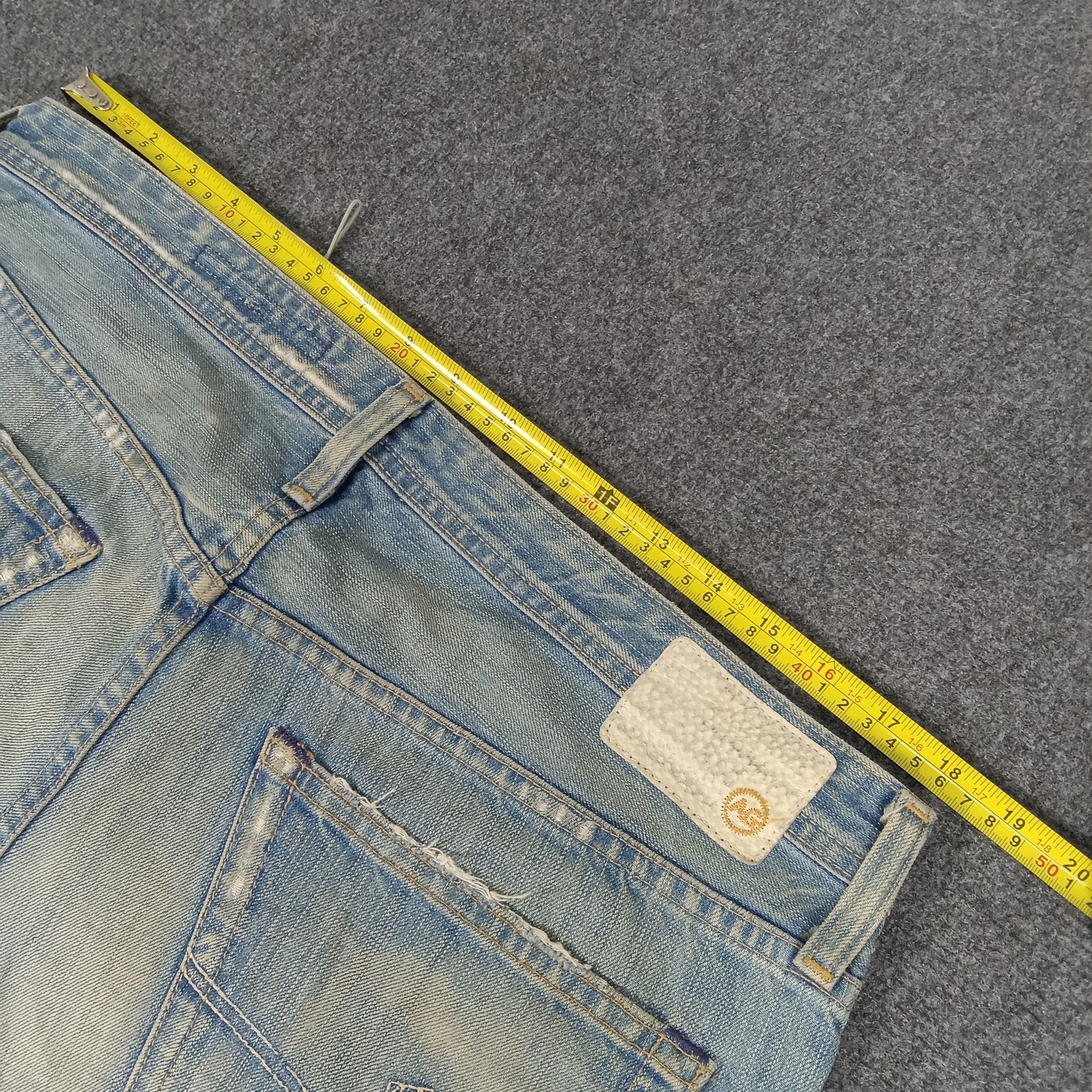 AG Adriano Goldschmied × Vintage Adriano Goldschmied American Distressed Style Jeans Size US 36 / EU 52 - 11 Thumbnail