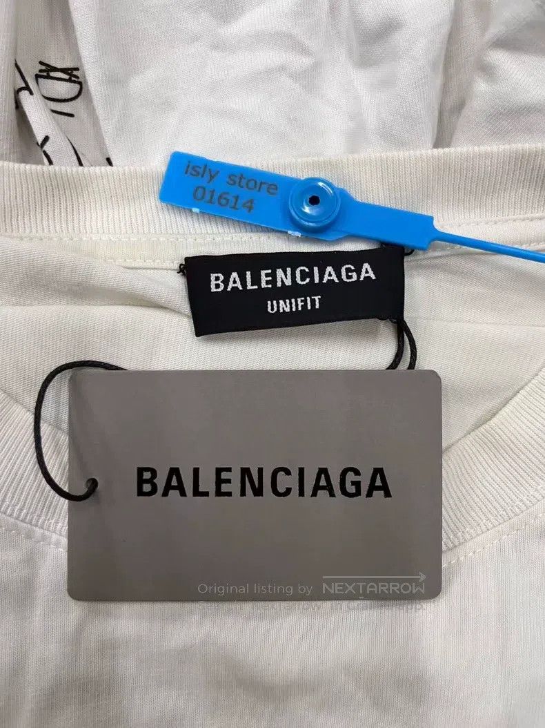 Balenciaga Balenciaga Logo printed casual classic round neck short-sl Size US M / EU 48-50 / 2 - 5 Thumbnail