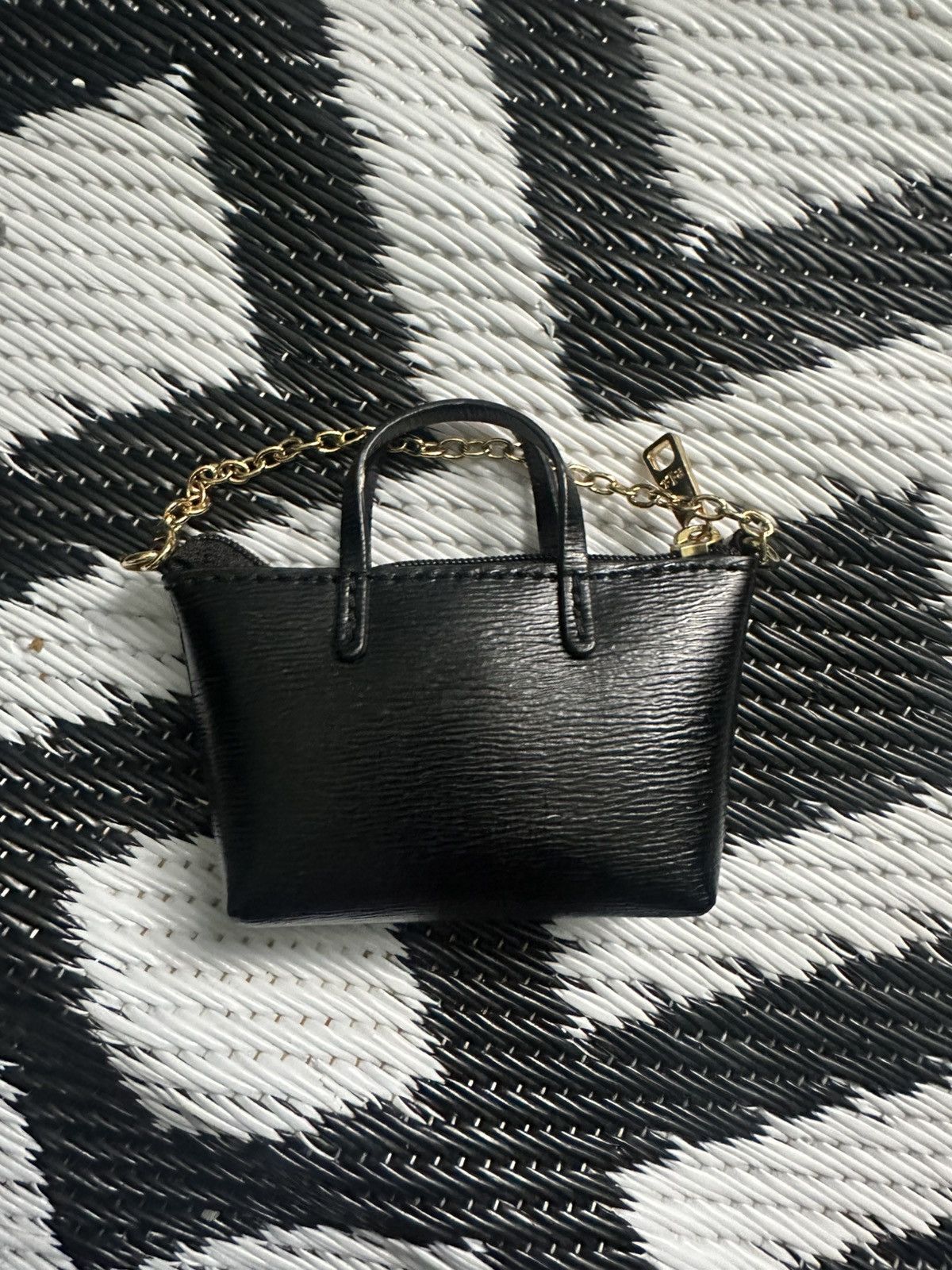 Ralph Lauren Ralph Lauren Black Leather Mini-Tote Bag Change Purse Size ONE SIZE - 6 Thumbnail