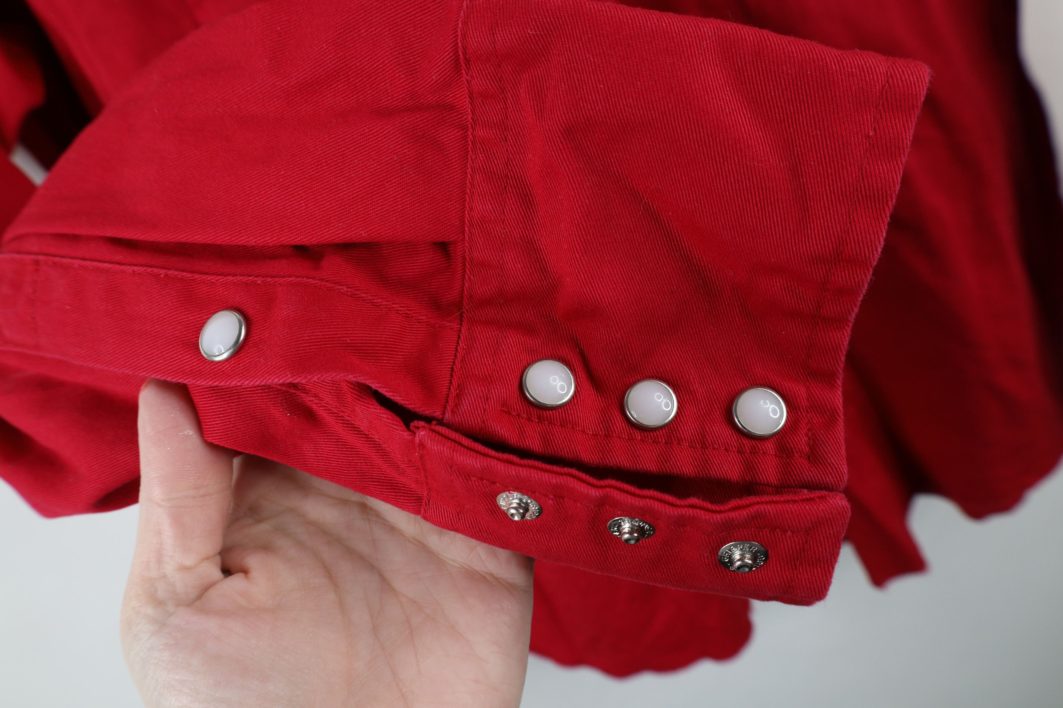 Vintage × Wrangler Vintage 90s Wrangler Heavyweight Western Cowboy Button Shirt Size US XXL / EU 58 / 5 - 8 Thumbnail